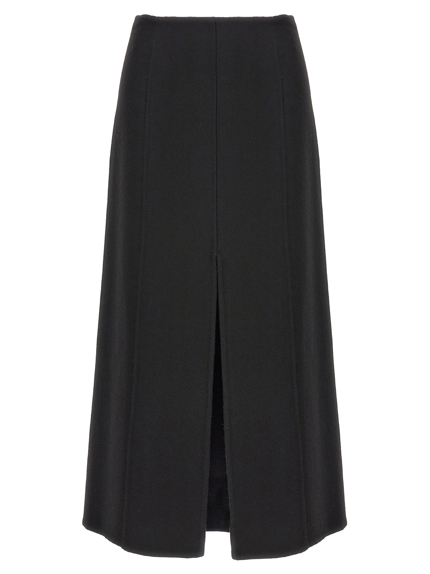 Ermanno Scervino Black Virgin Wool Mini Skirt