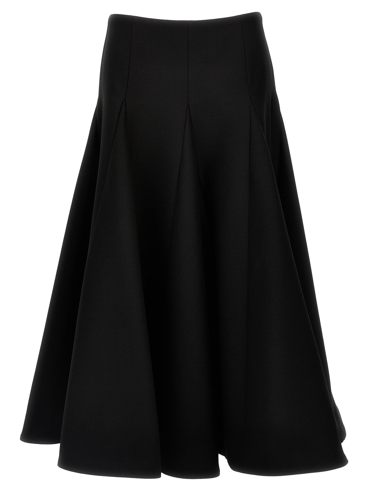 Valentino Garavani Black Virgin Wool Mini Skirt