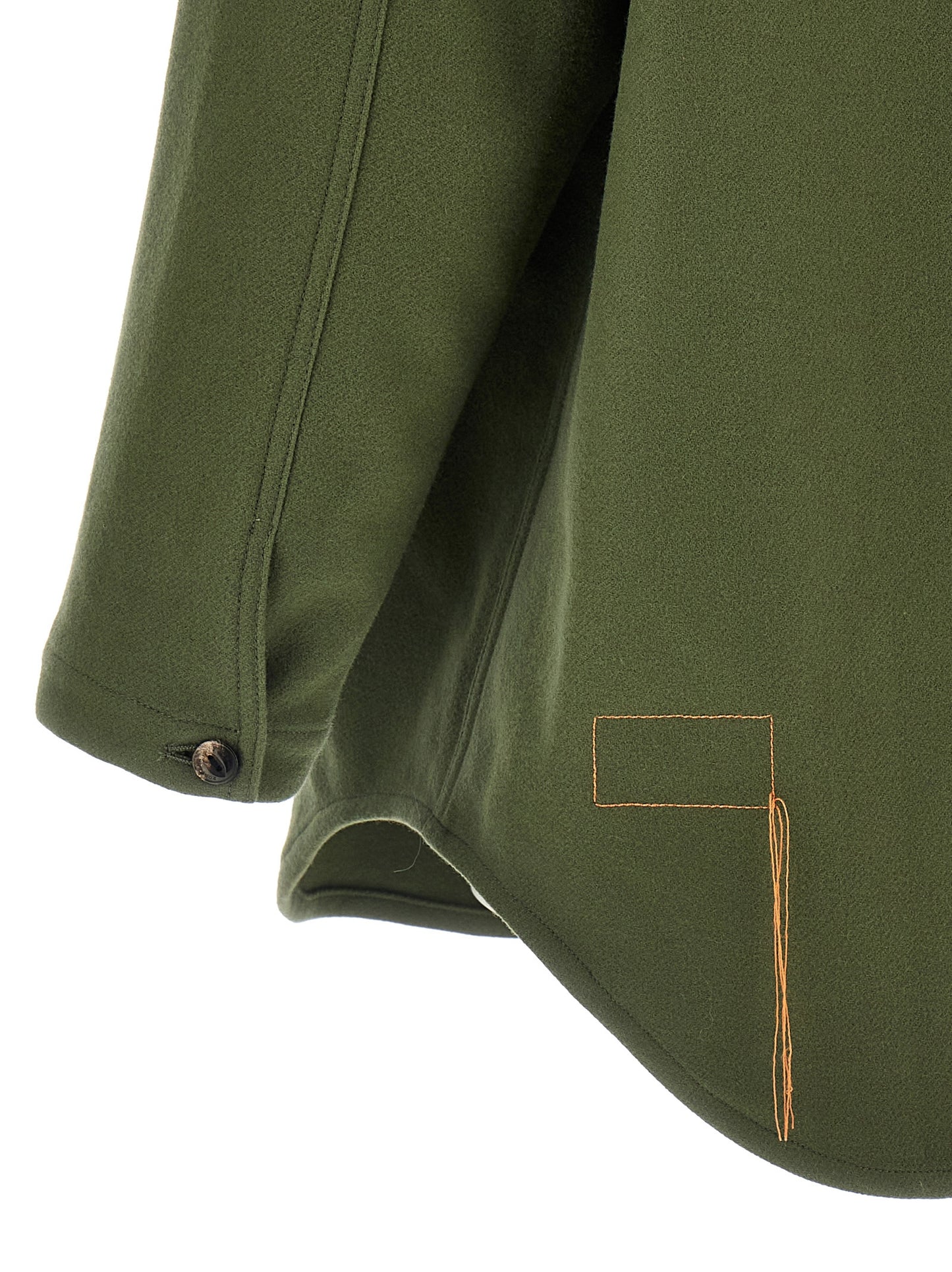 Fortela Bicolor Virgin Wool Blouse