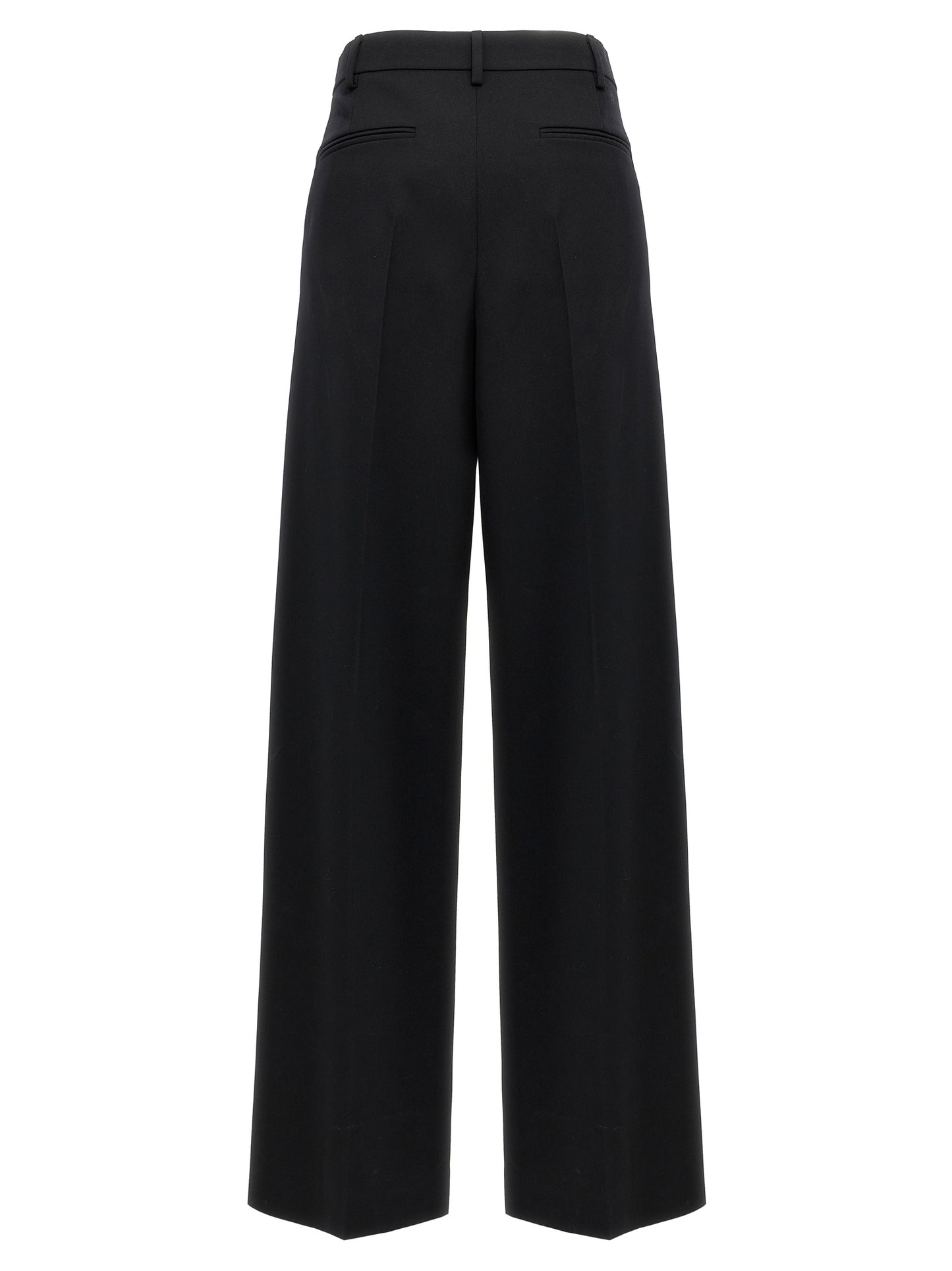Valentino Garavani Black Virgin Wool Dress Pants