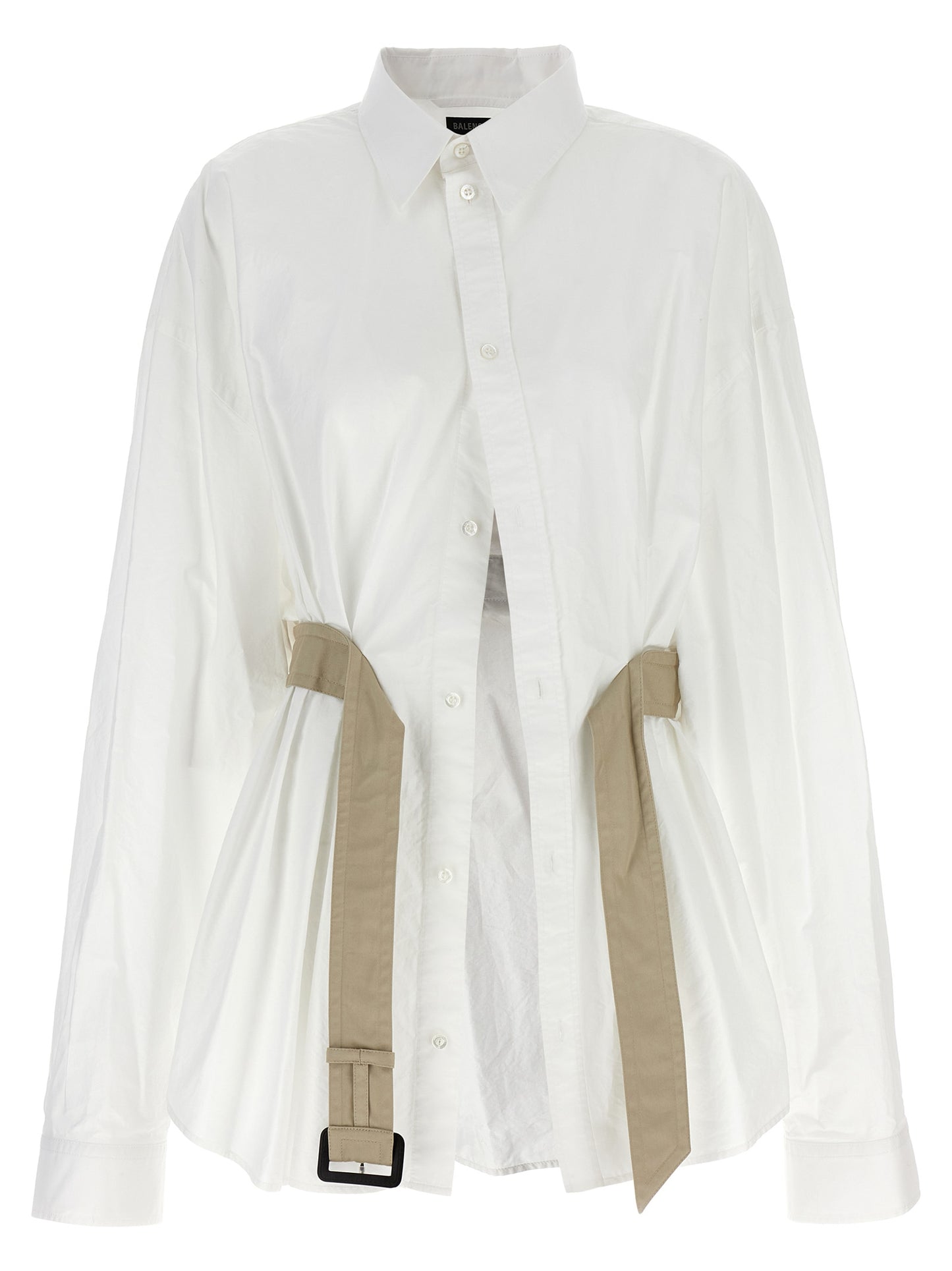 Balenciaga White Cotton Blouse