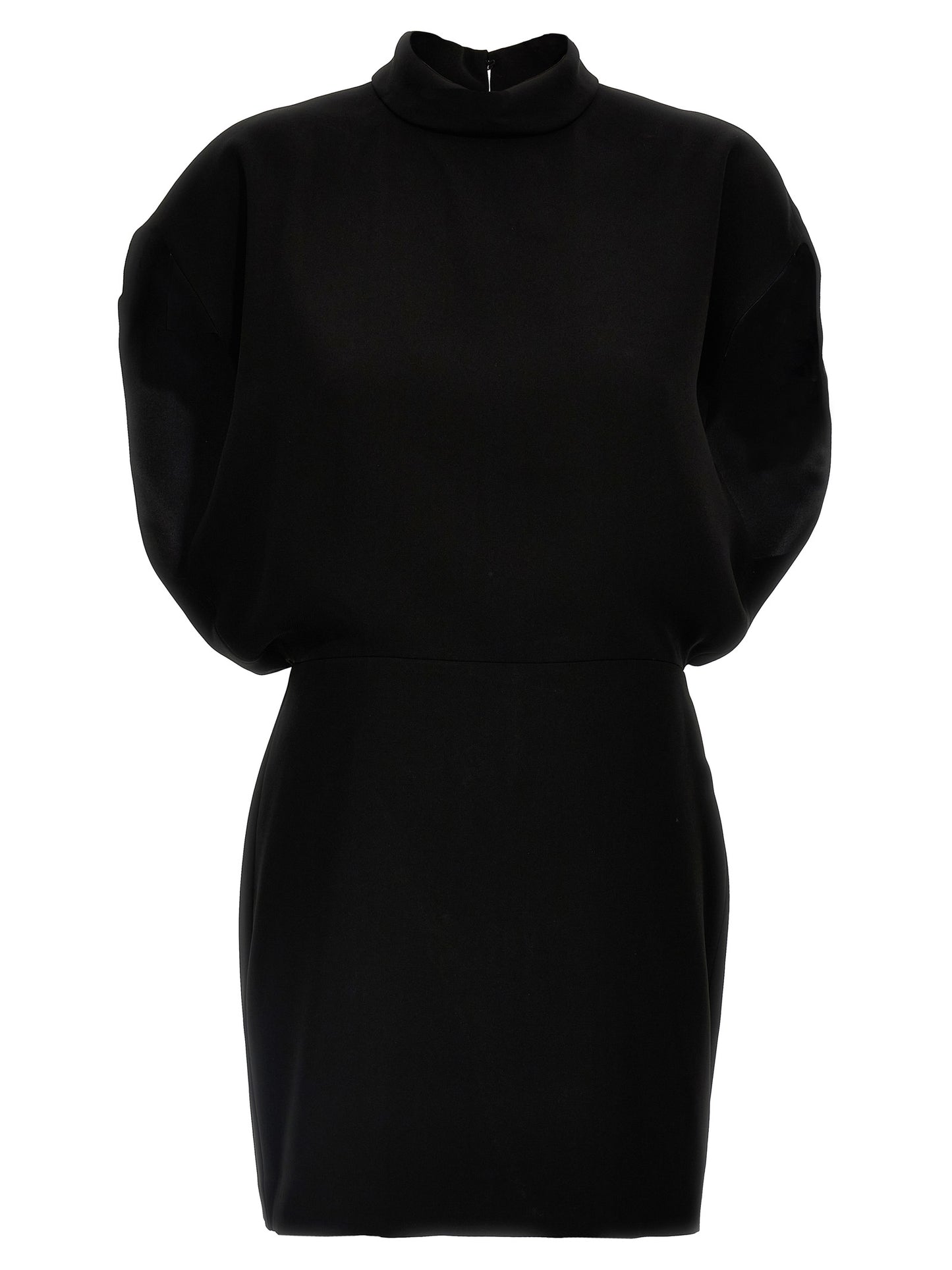 Max Mara Black Triacetate Short Dress