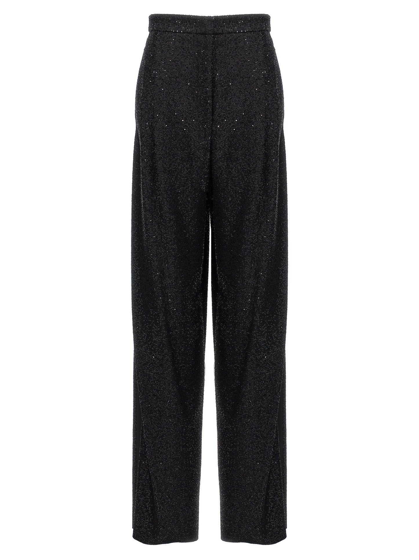 Max Mara Black Viscose Dress Pants