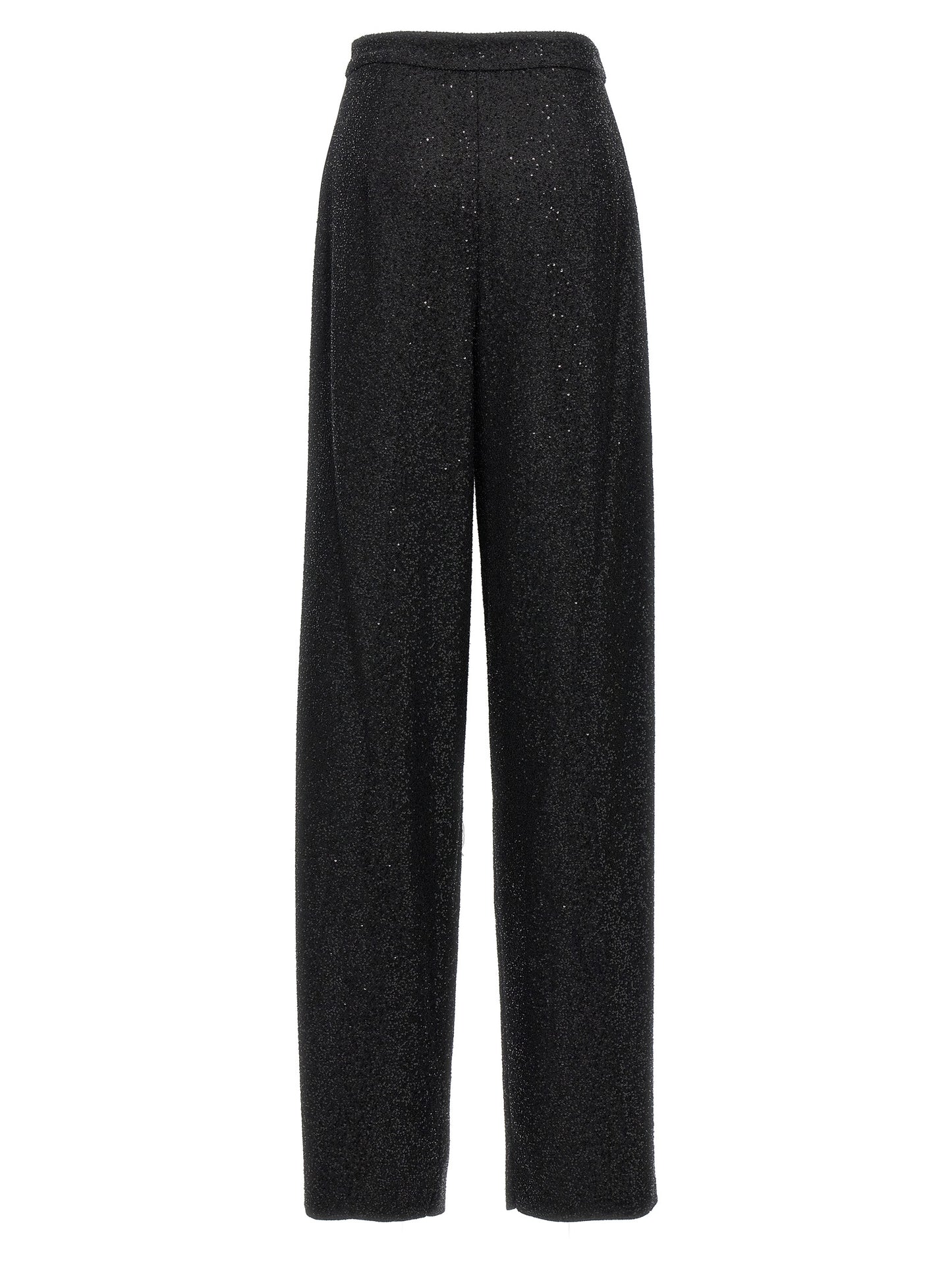 Max Mara Black Viscose Dress Pants