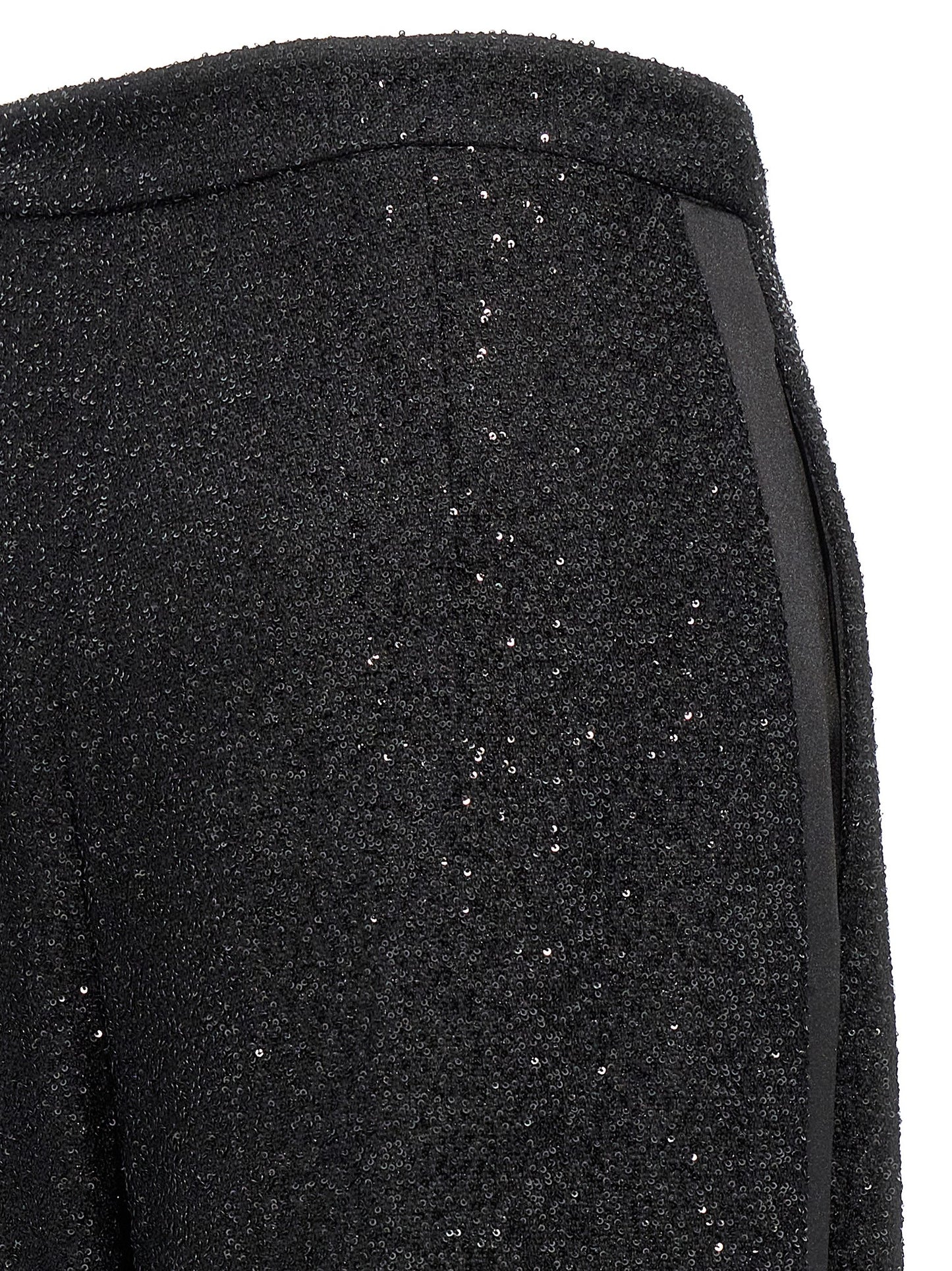 Max Mara Black Viscose Dress Pants