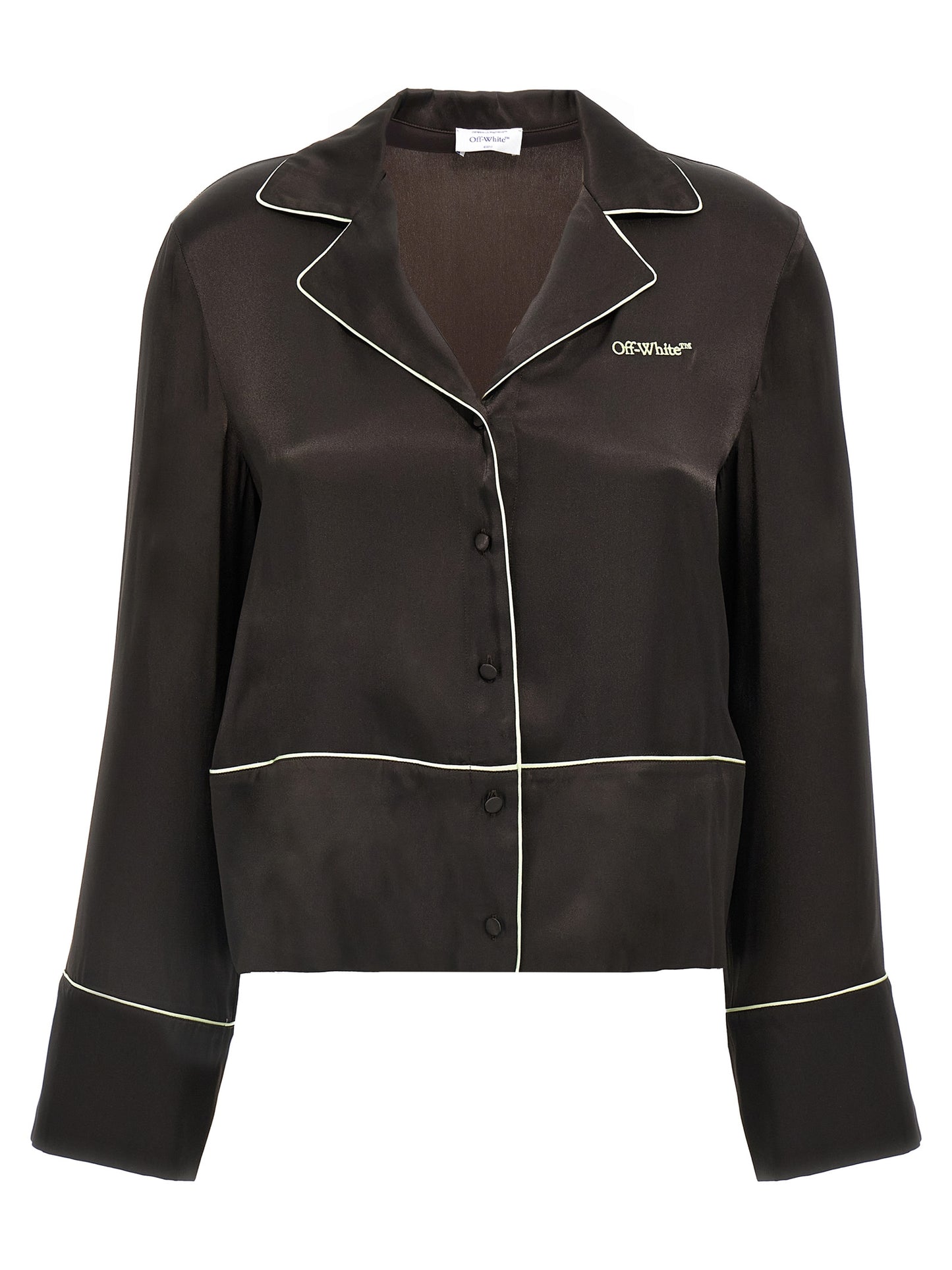 Off-White Black Acetate Blouse