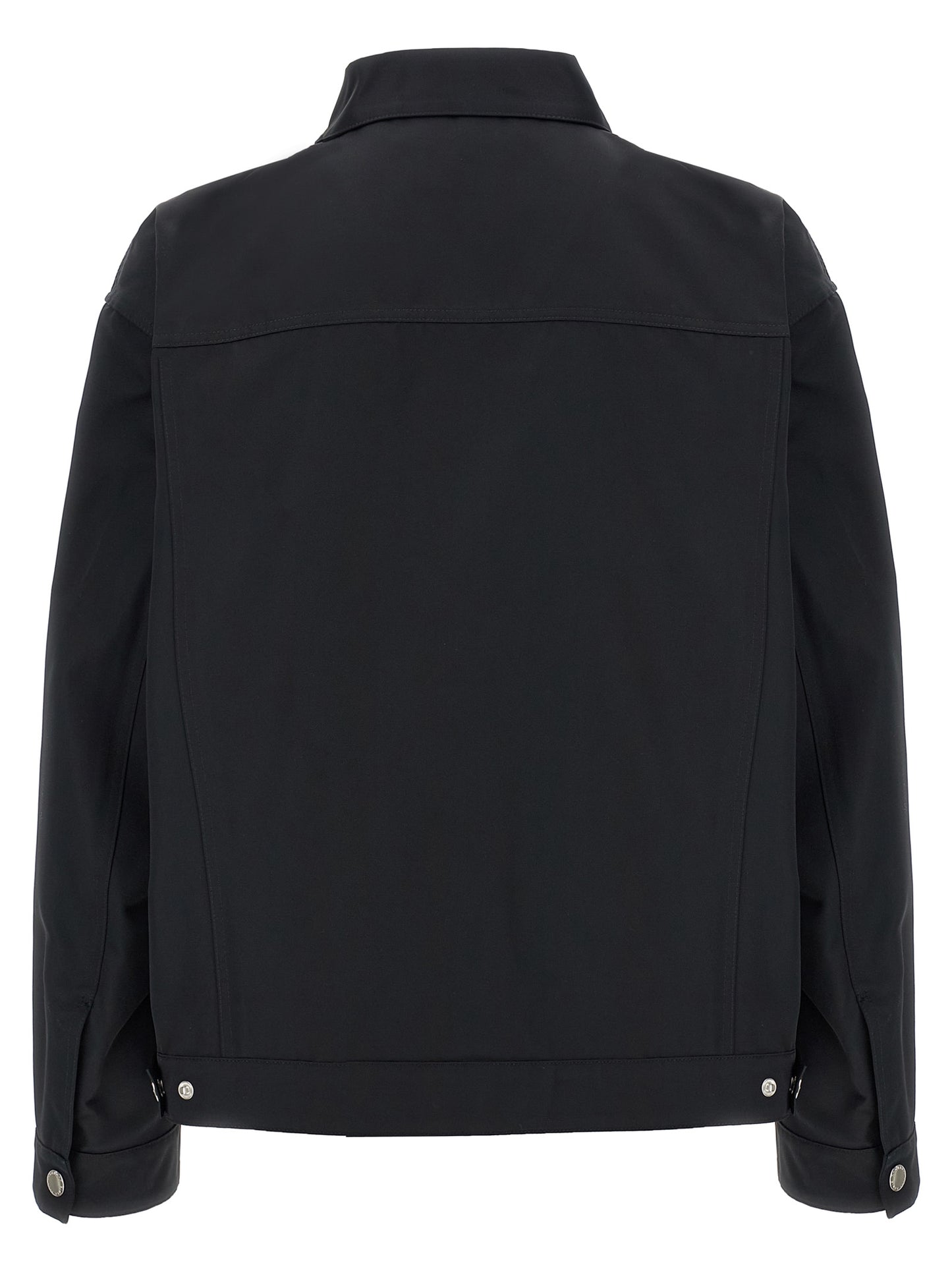 Dsquared² Black Polyester Full-Length Jacket