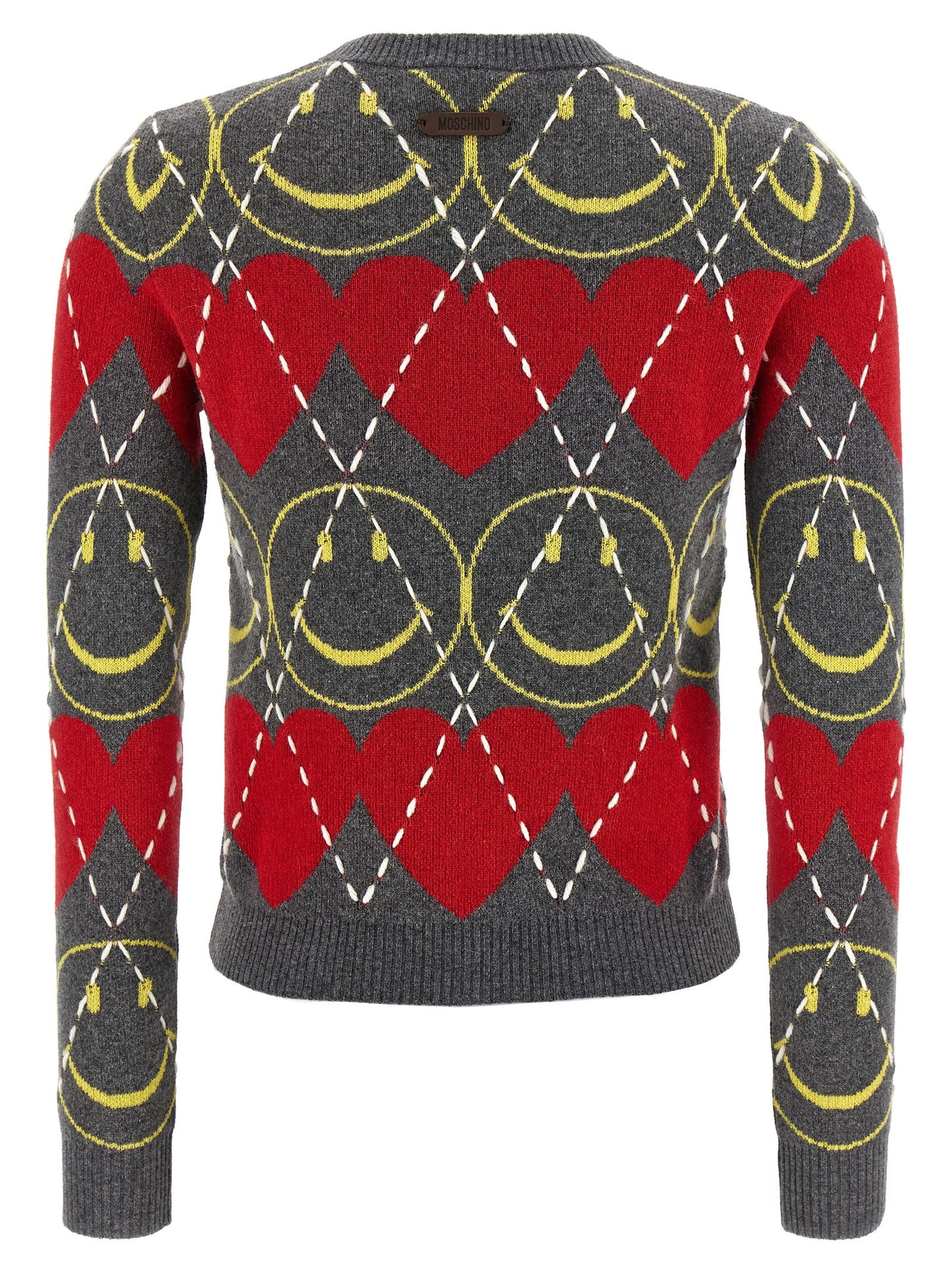 Moschino Multicolor Wool Cardigan