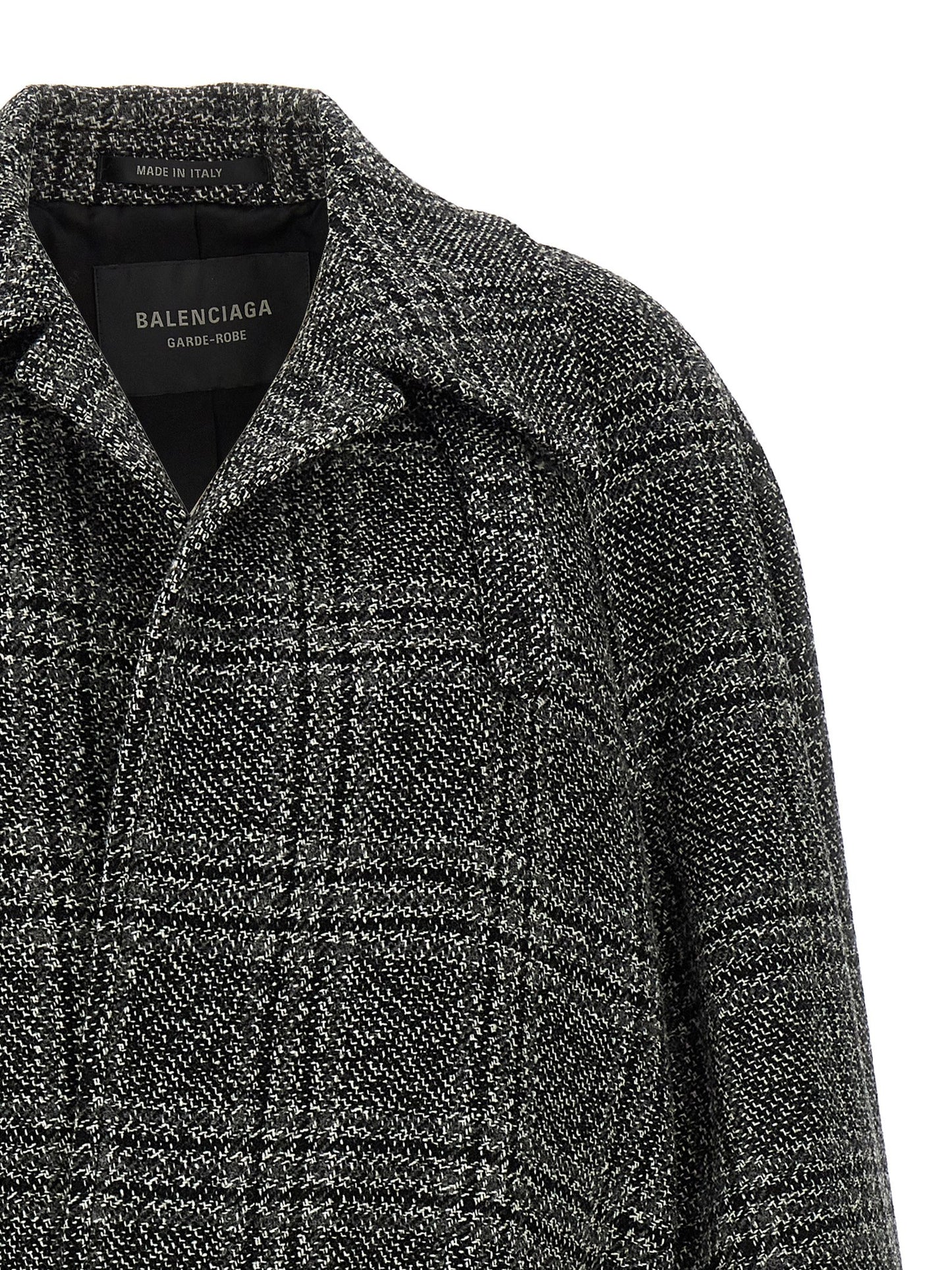 Balenciaga Black Wool Coat