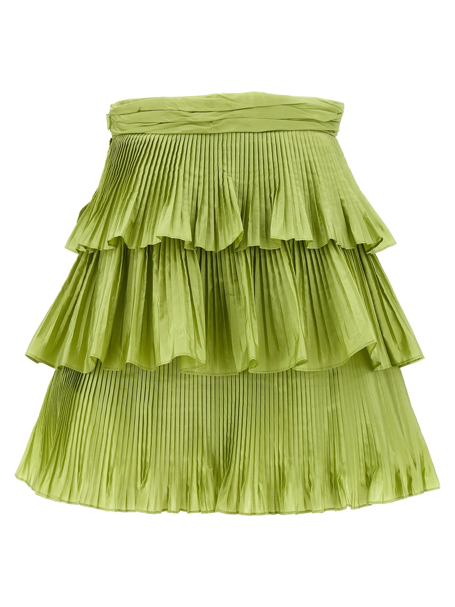 Valentino Garavani Bicolor Silk Long Skirt