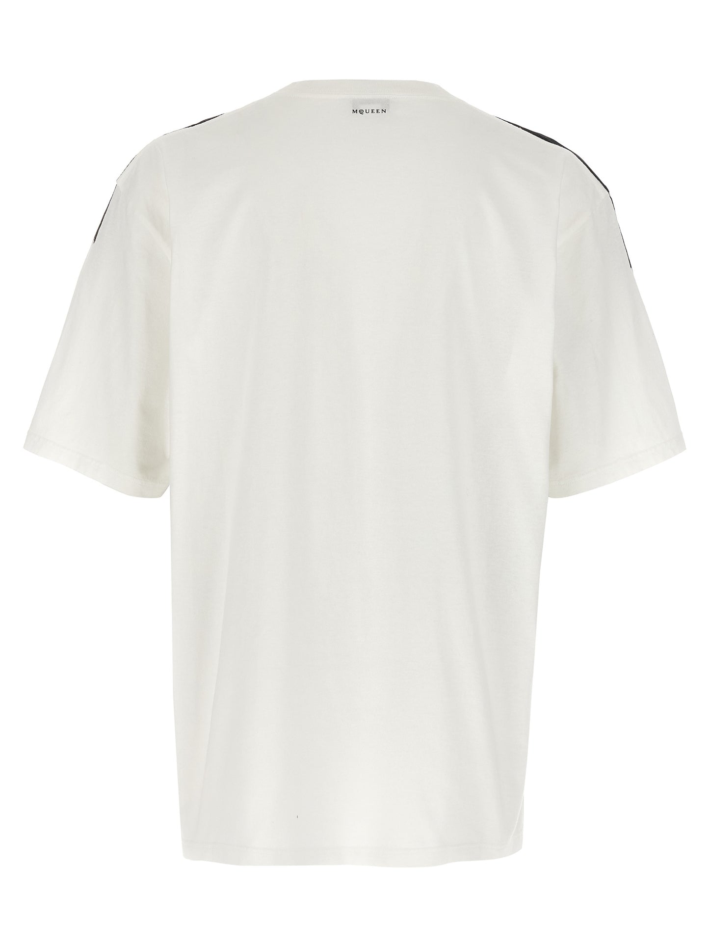 Alexander McQueen Bicolor Cotton T-Shirt