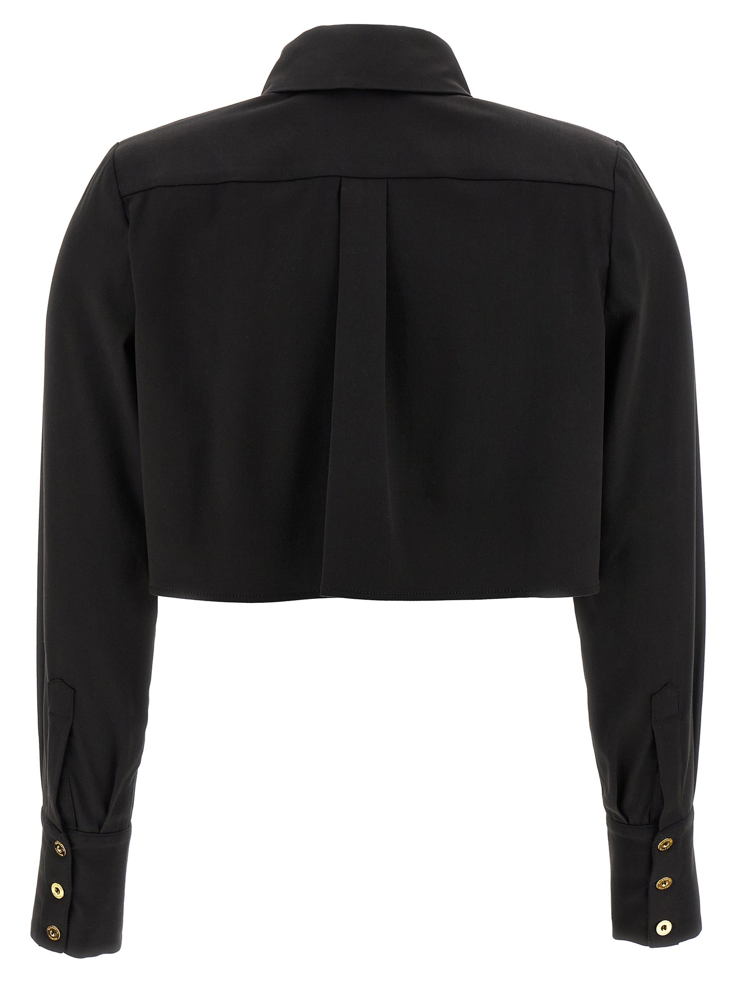 Elisabetta Franchi Black Lycra Blouse