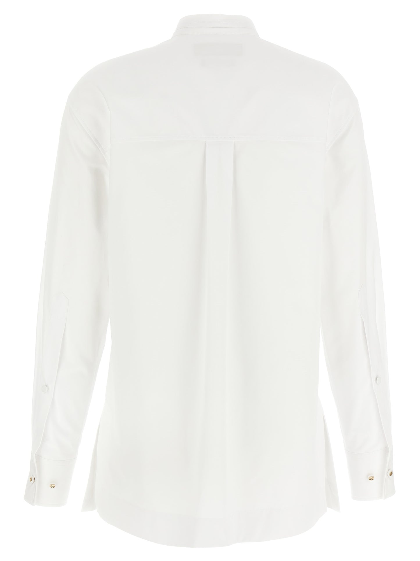 Gucci White Cotton Blouse