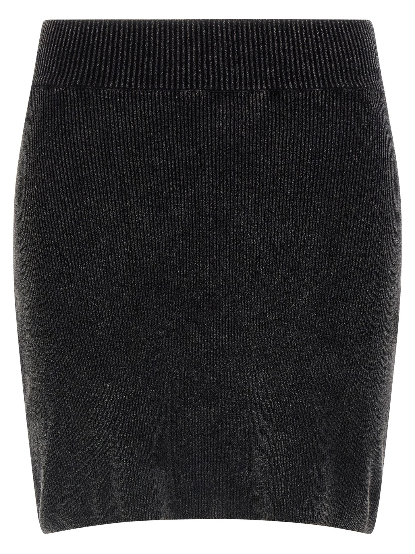 Alexander Wang Black Cotton Long Skirt