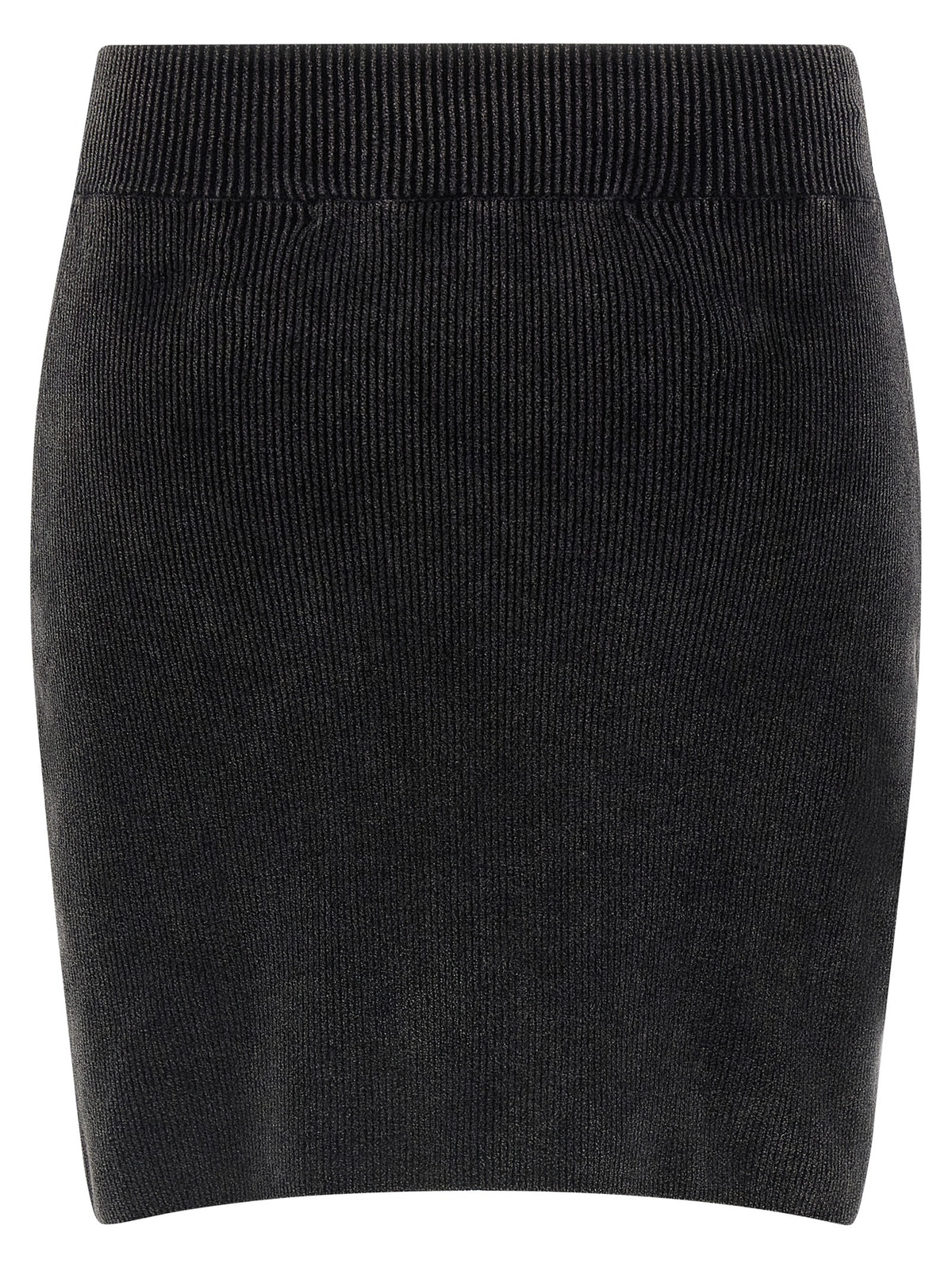 Alexander Wang Black Cotton Long Skirt