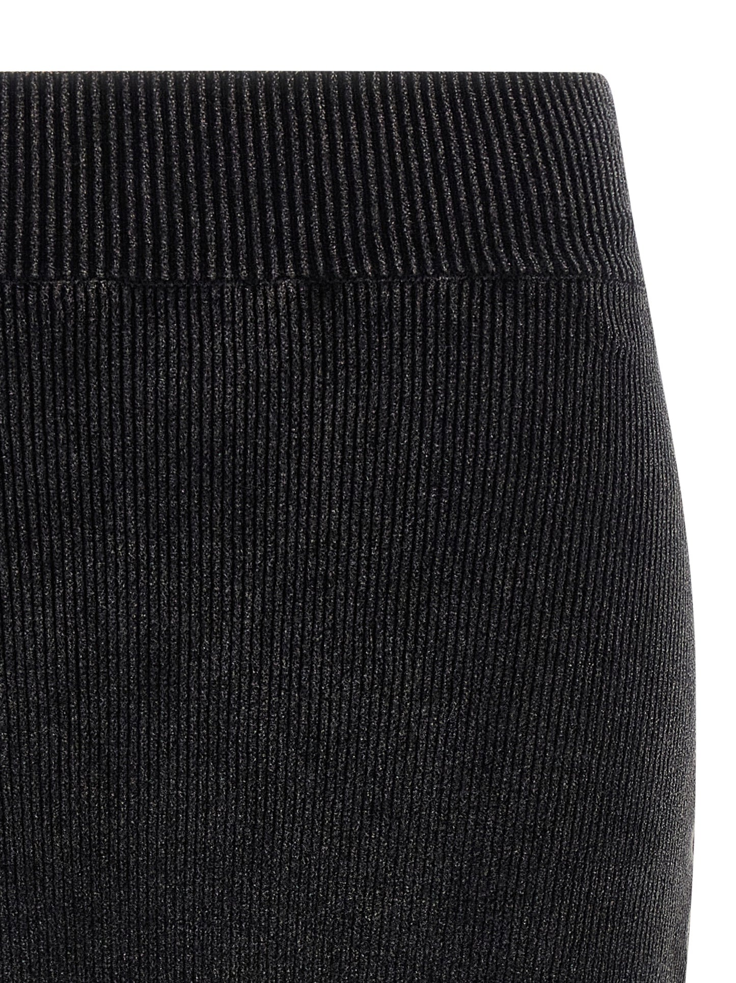 Alexander Wang Black Cotton Long Skirt