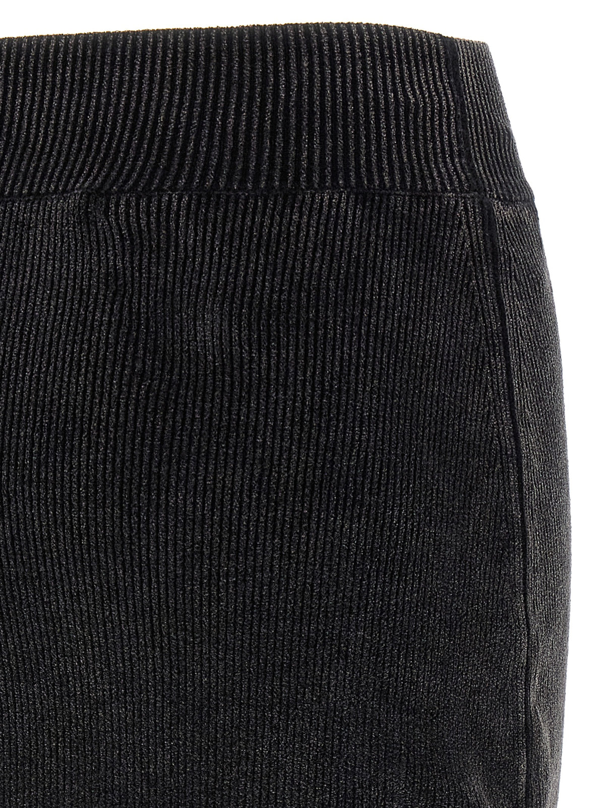 Alexander Wang Black Cotton Long Skirt