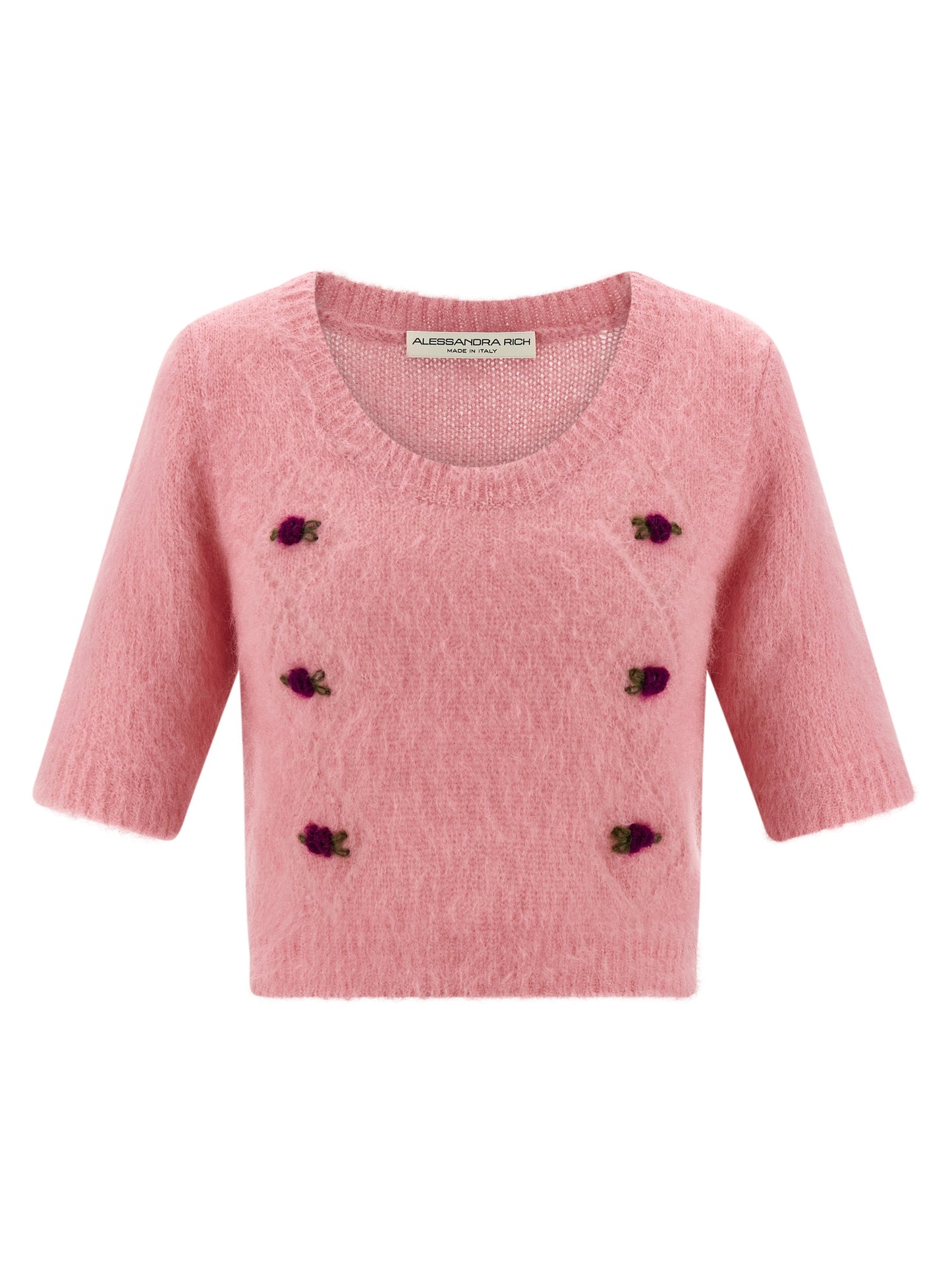 Alessandra Rich Multicolor Wool Cardigan