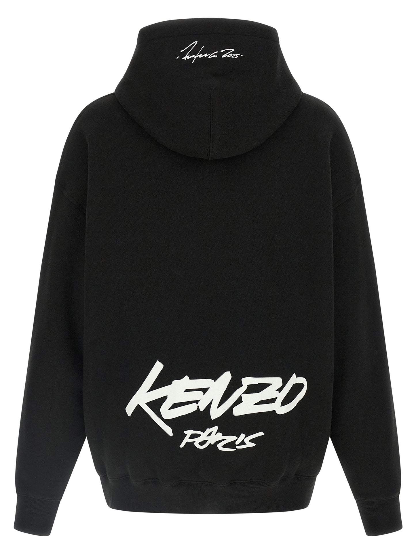Kenzo Black Cotton Hoodie