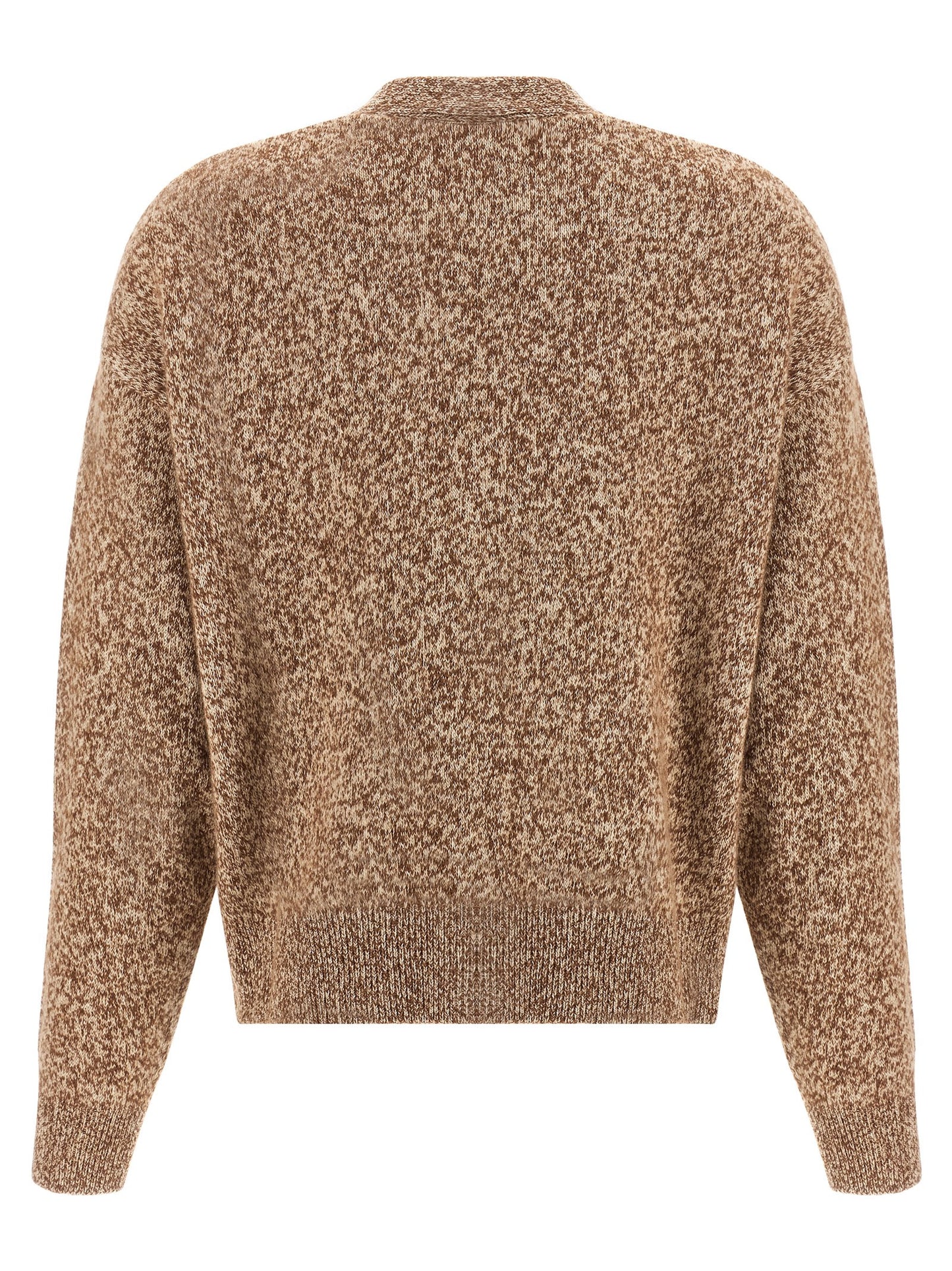 Versace Beige Virgin Wool Cardigan