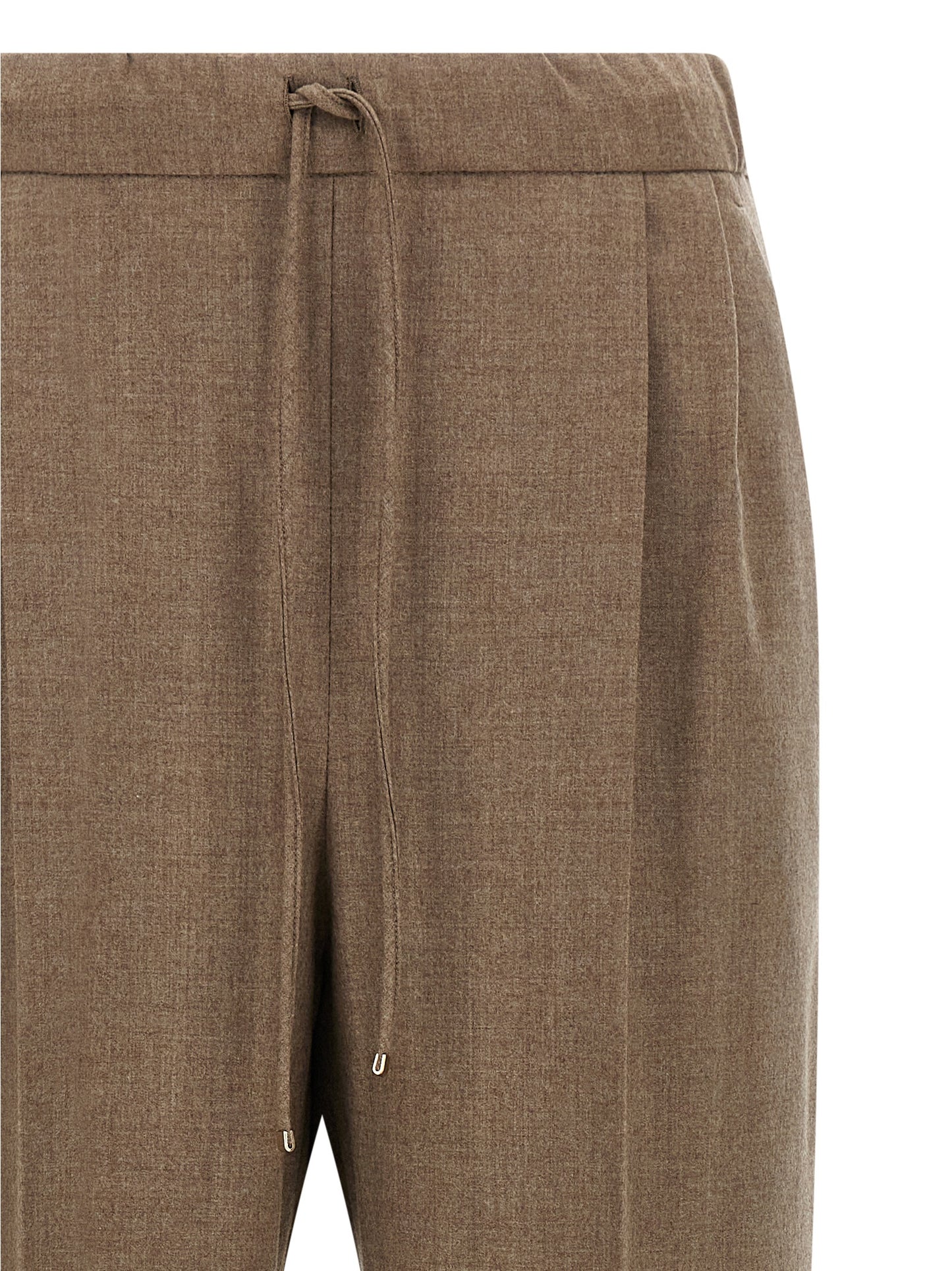 Max Mara Gray Cashmere Casual Pants