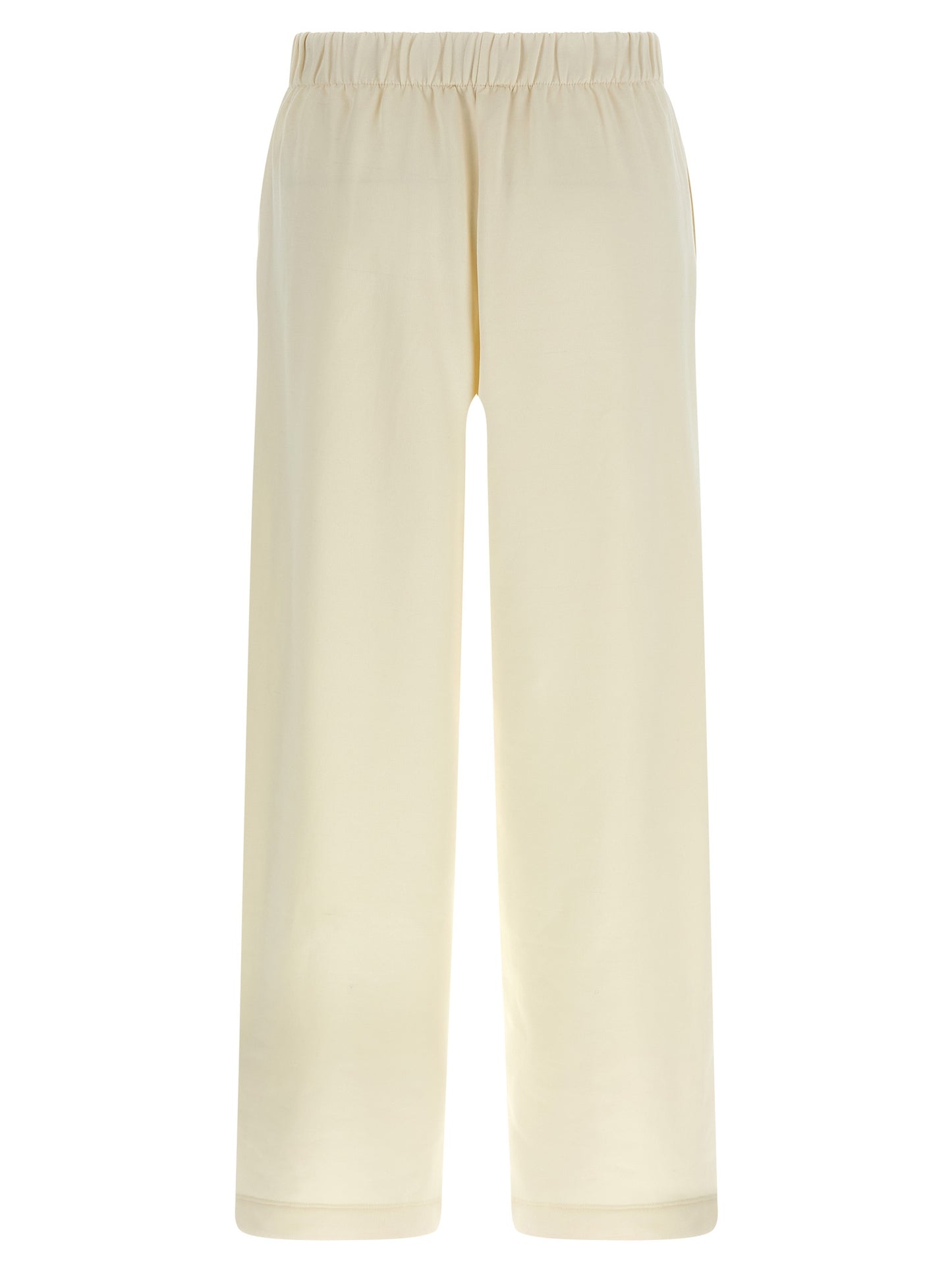 Max Mara White Silk Casual Pants