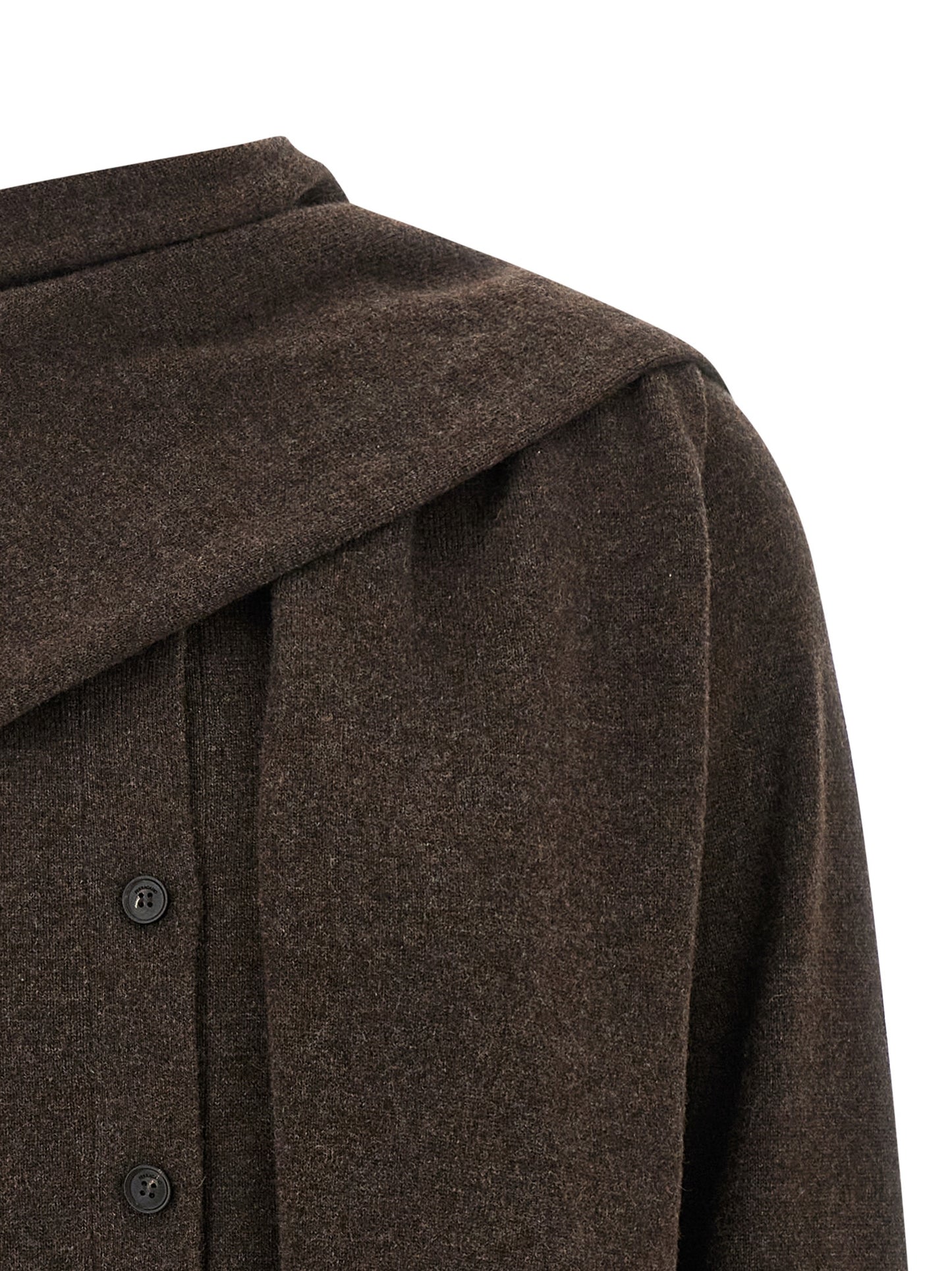 Ferragamo Brown Cashmere Cardigan