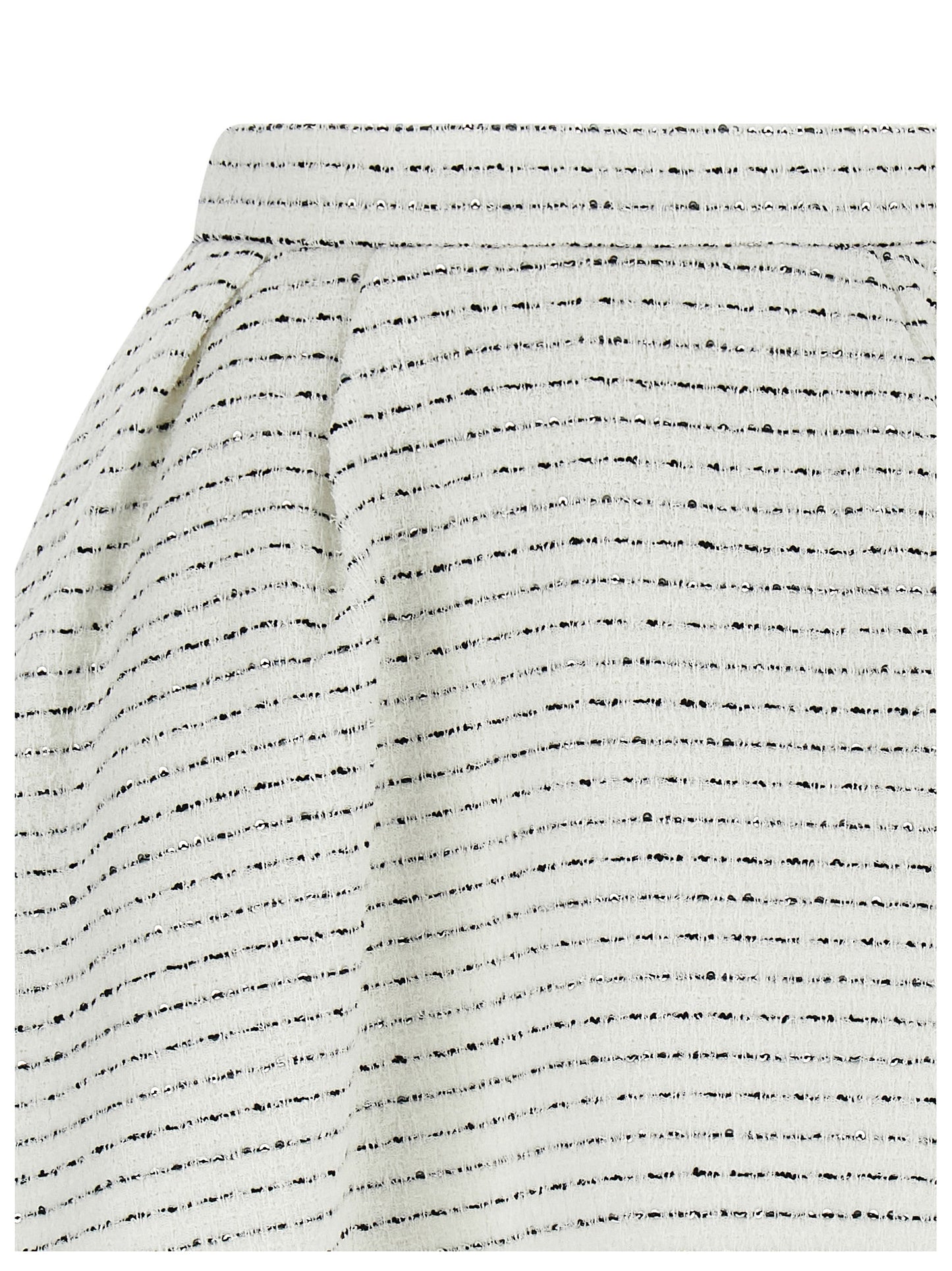 Alessandra Rich White Polyamide Long Skirt