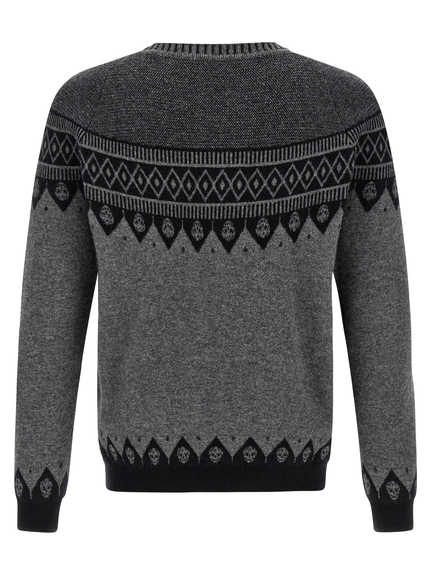 Alexander McQueen Gray Wool Cardigan