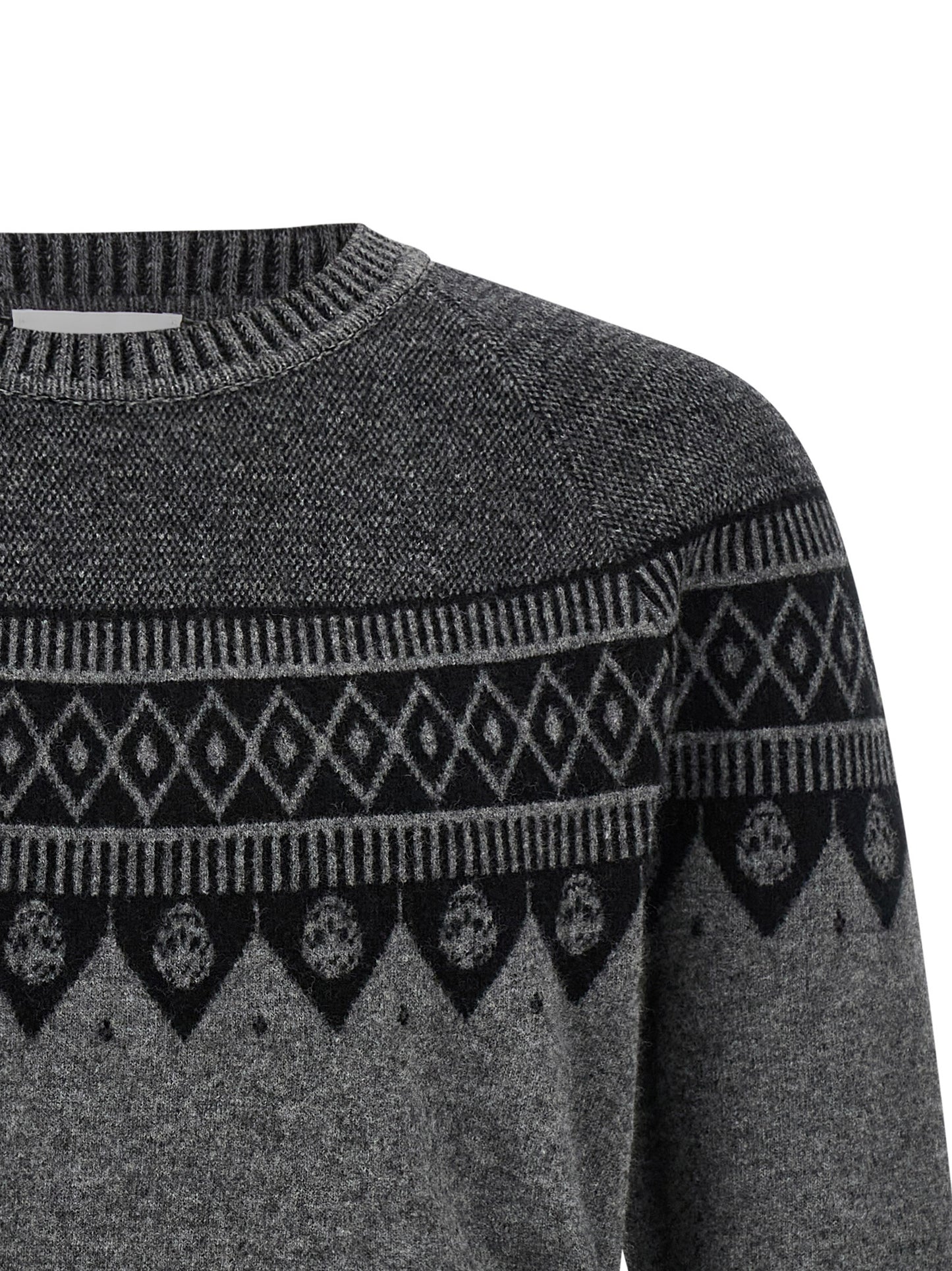 Alexander McQueen Gray Wool Cardigan