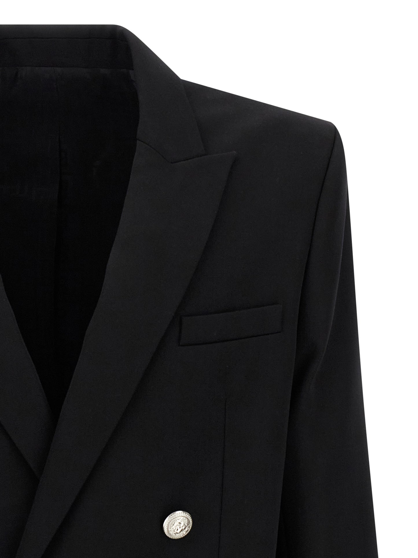 Balmain Black Virgin Wool Blazer