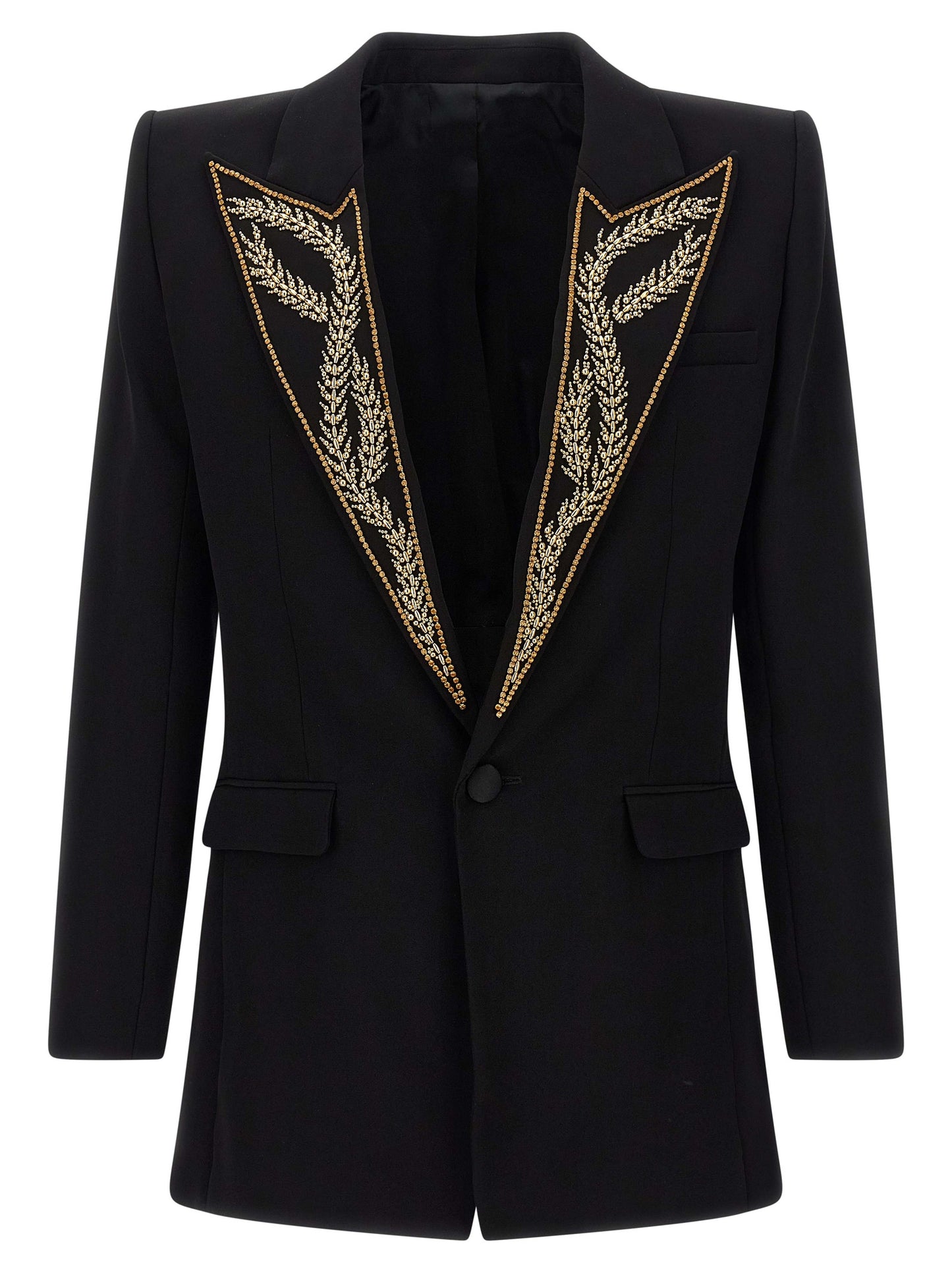 Balmain Black Viscose Blazer