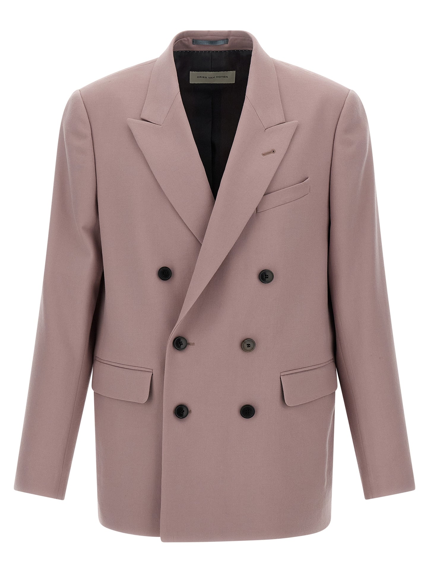 Dries Van Noten Purple Wool Blazer