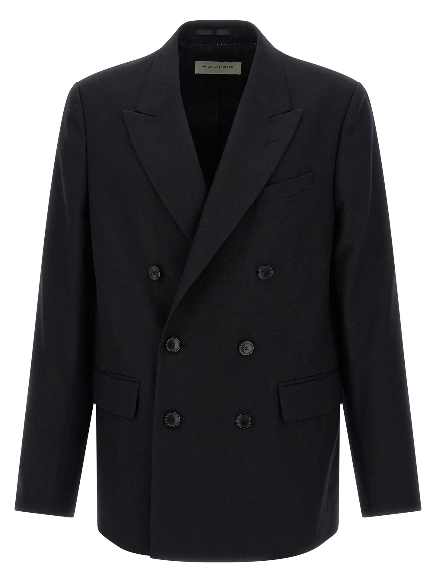 Dries Van Noten Black Wool Blazer
