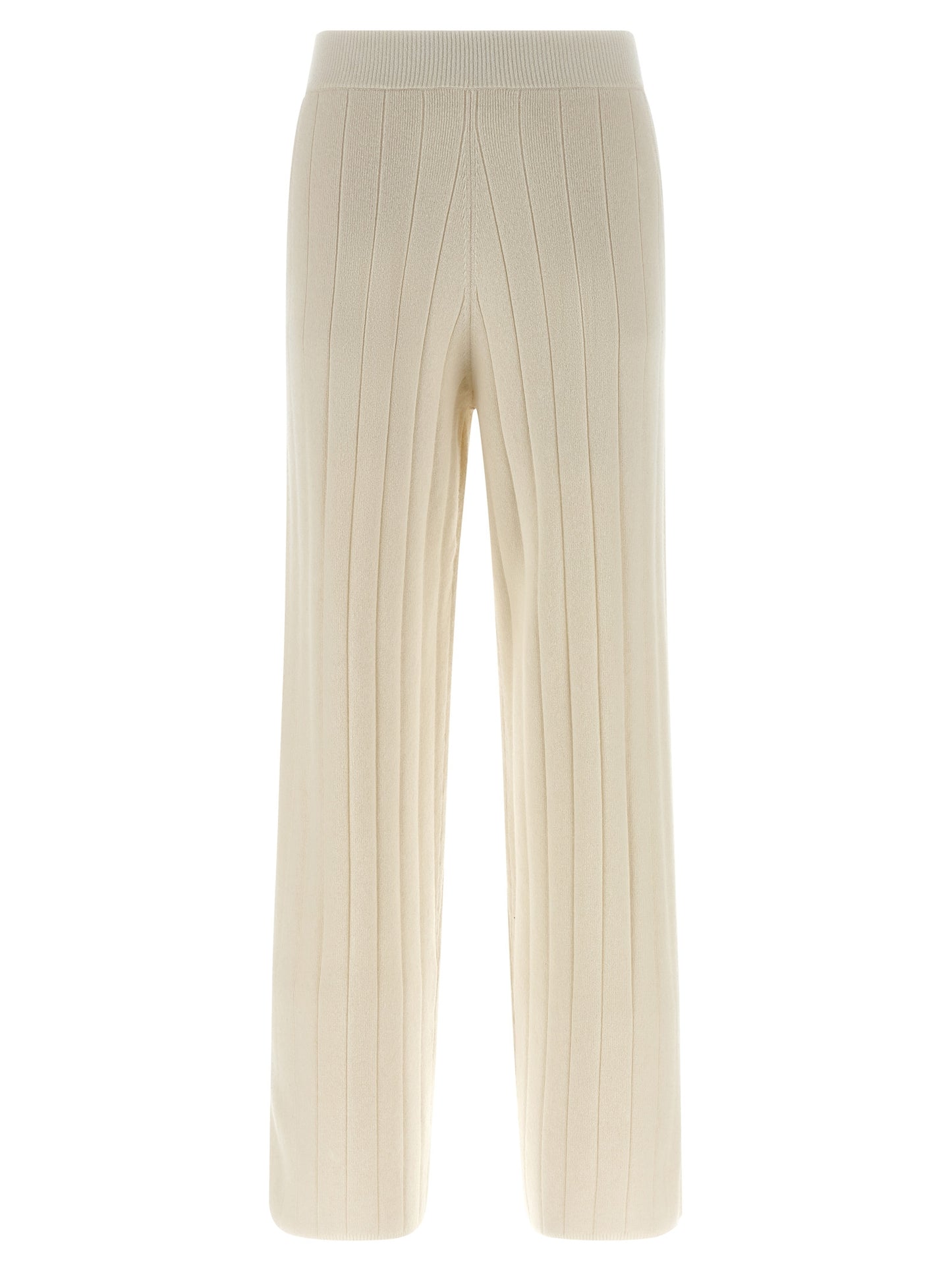 Max Mara White Cashmere Joggers (Workout Pants)