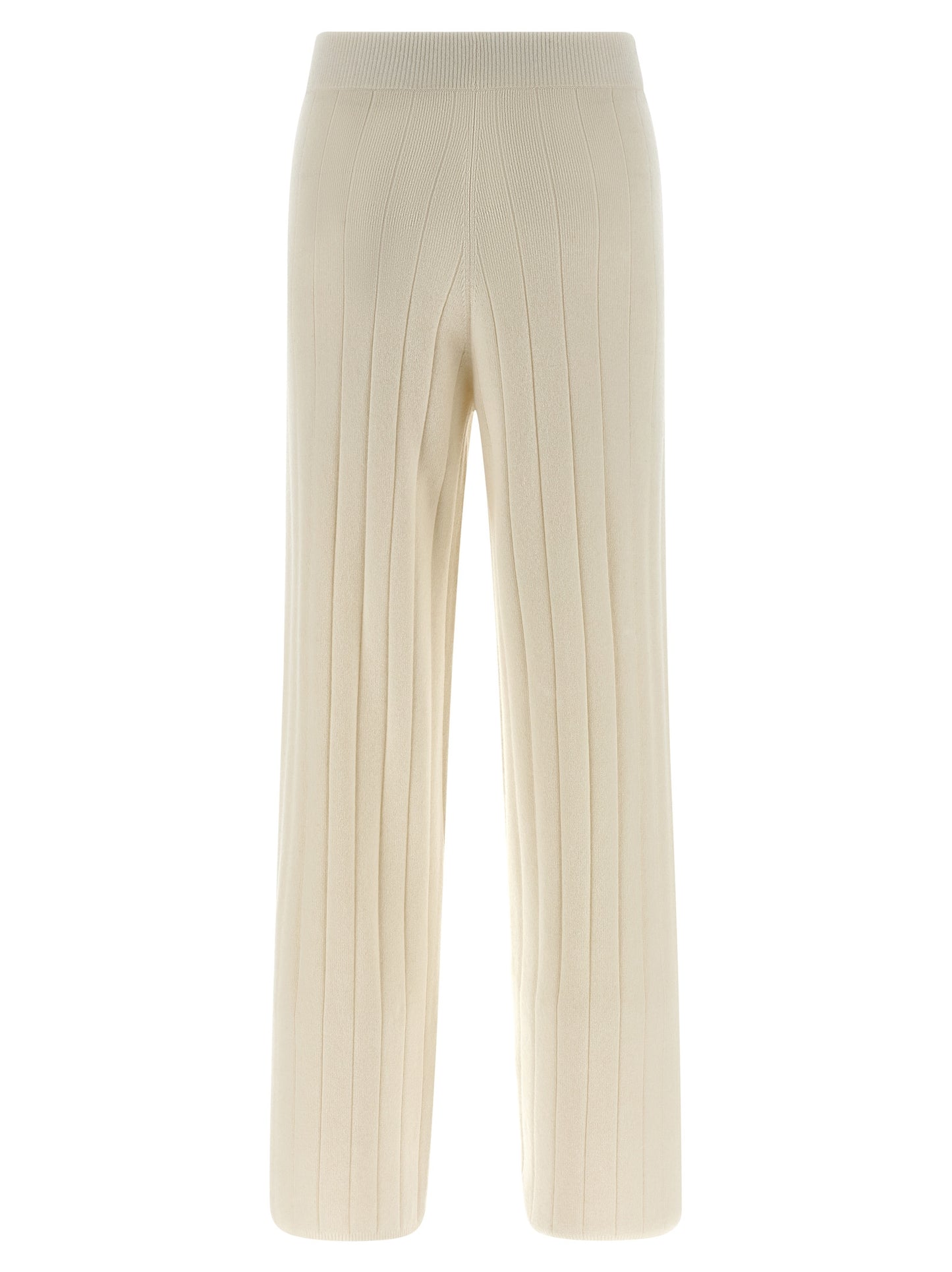 Max Mara White Cashmere Joggers (Workout Pants)