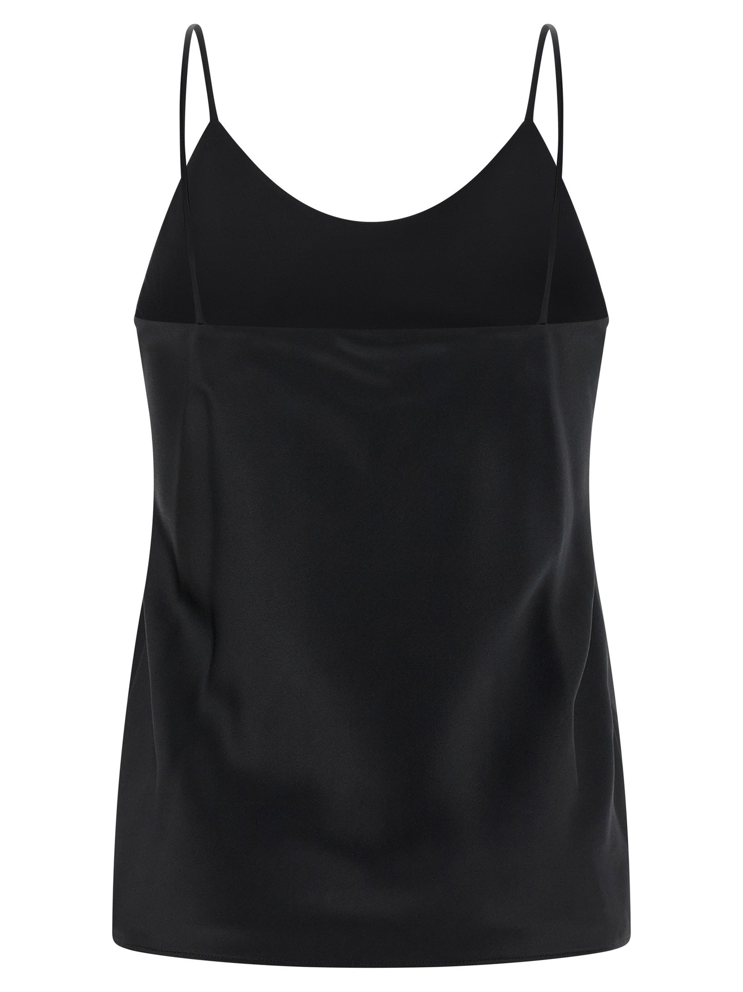 Max Mara Black Silk Tank Tops