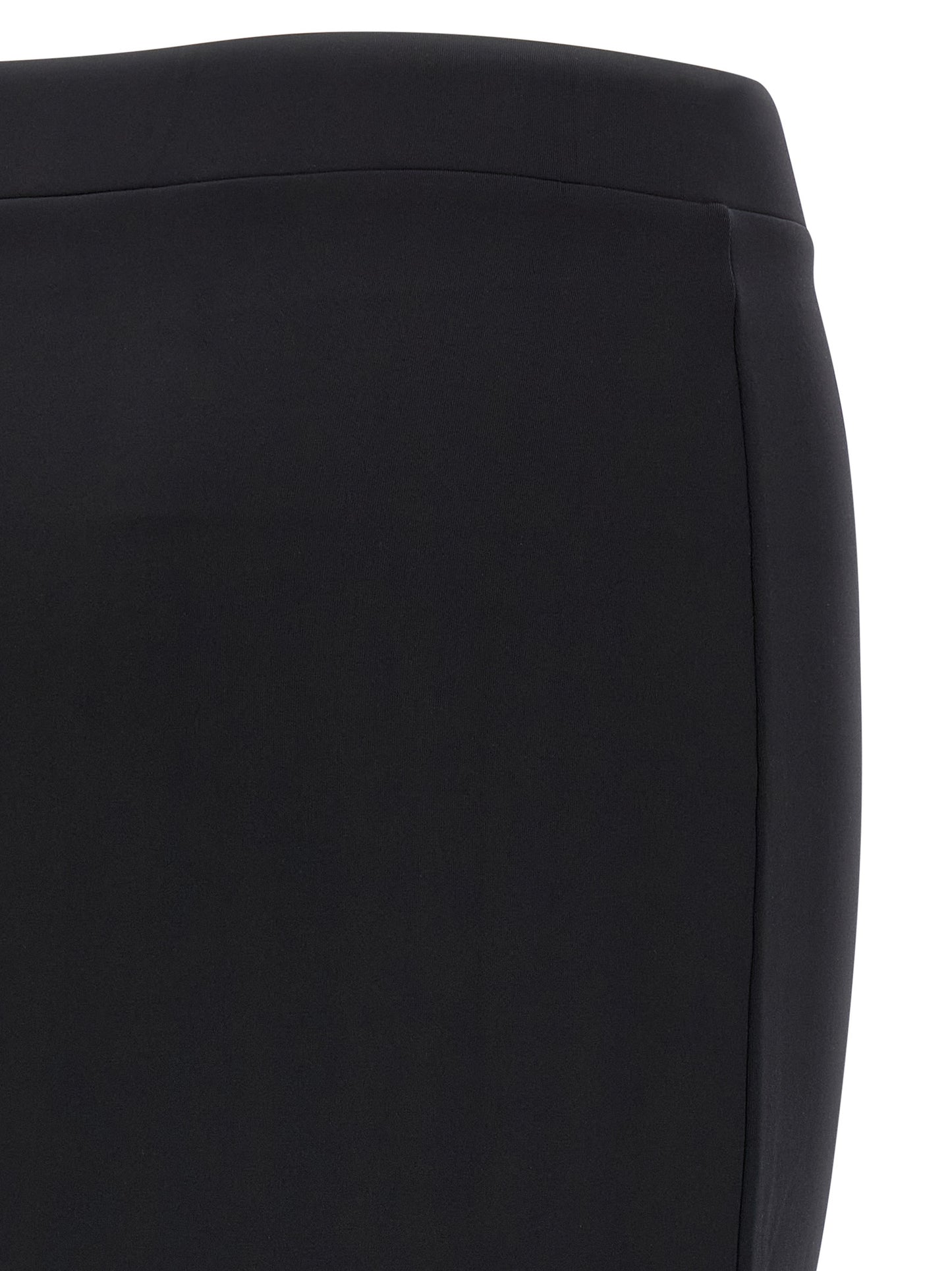 Off-White Black Polyamide Midi Skirt