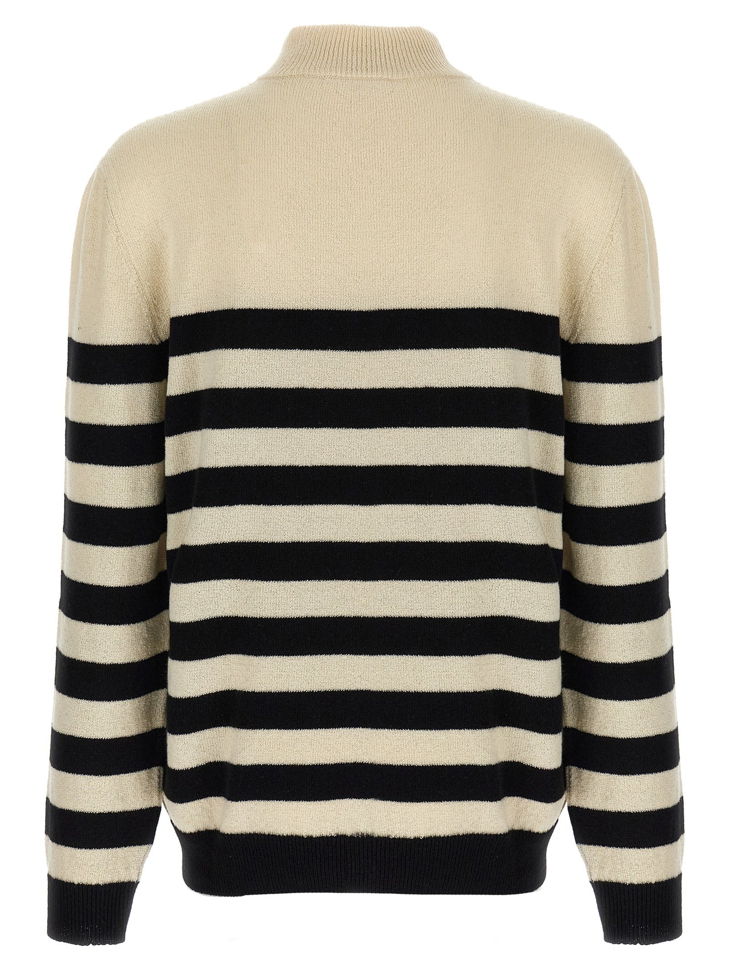 Balmain Bicolor Wool Cardigan