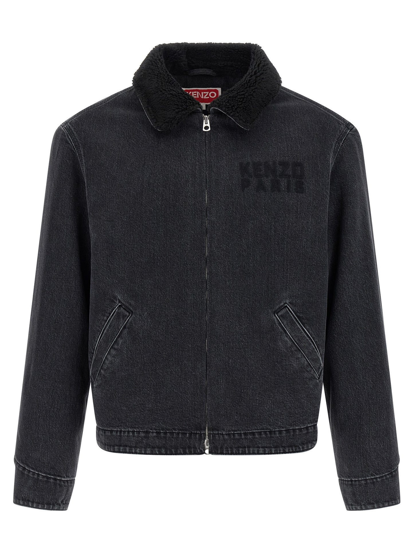 Kenzo Black Cotton Denim Jacket