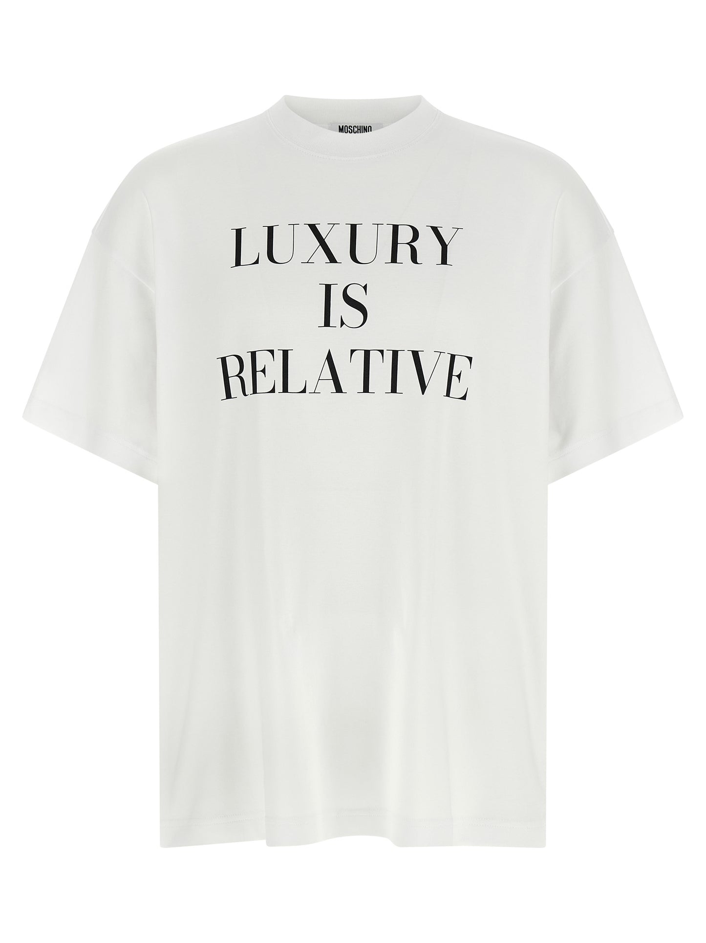 Moschino White Cotton T-Shirt