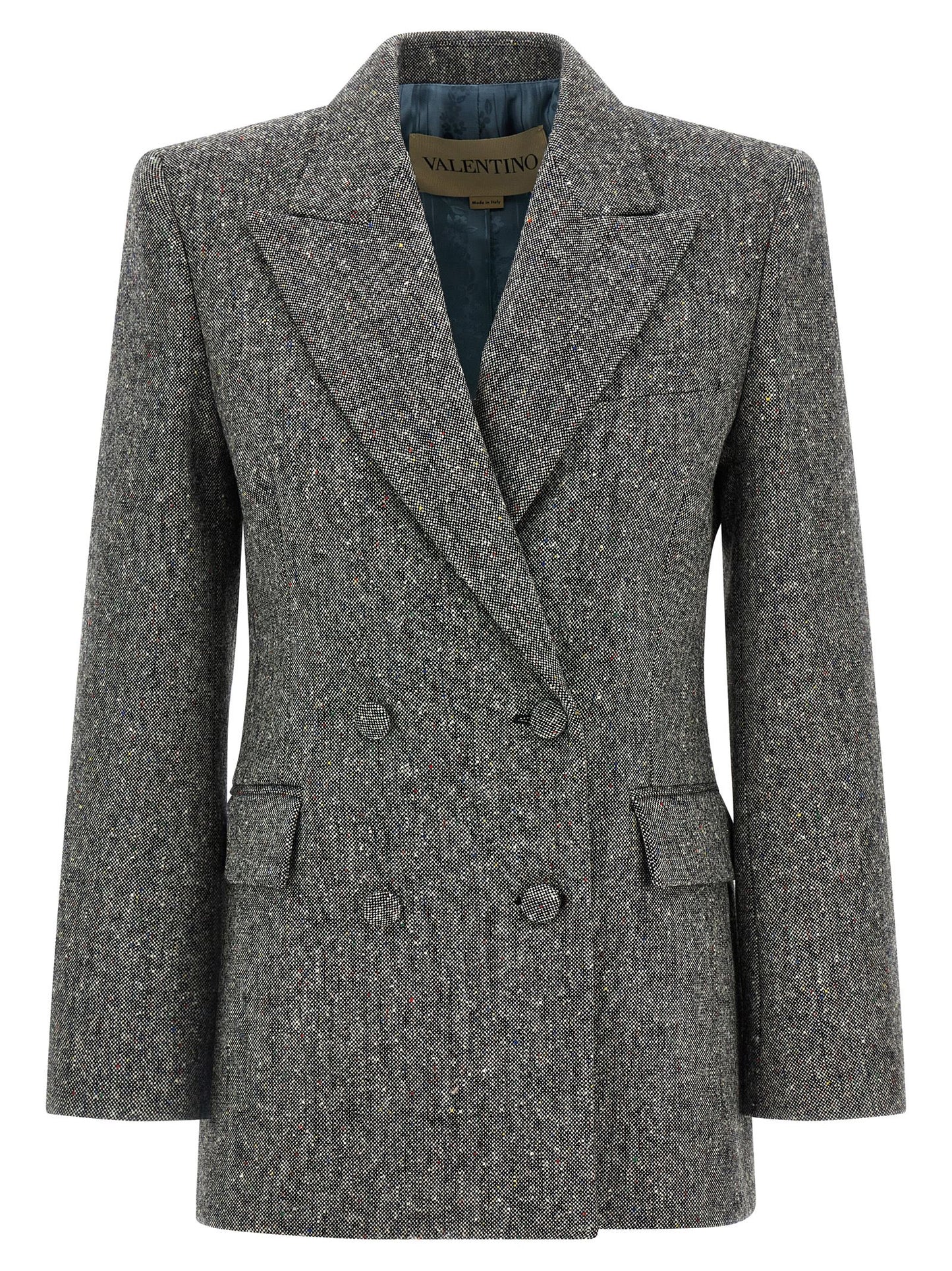 Valentino Garavani Gray Virgin Wool Blazer