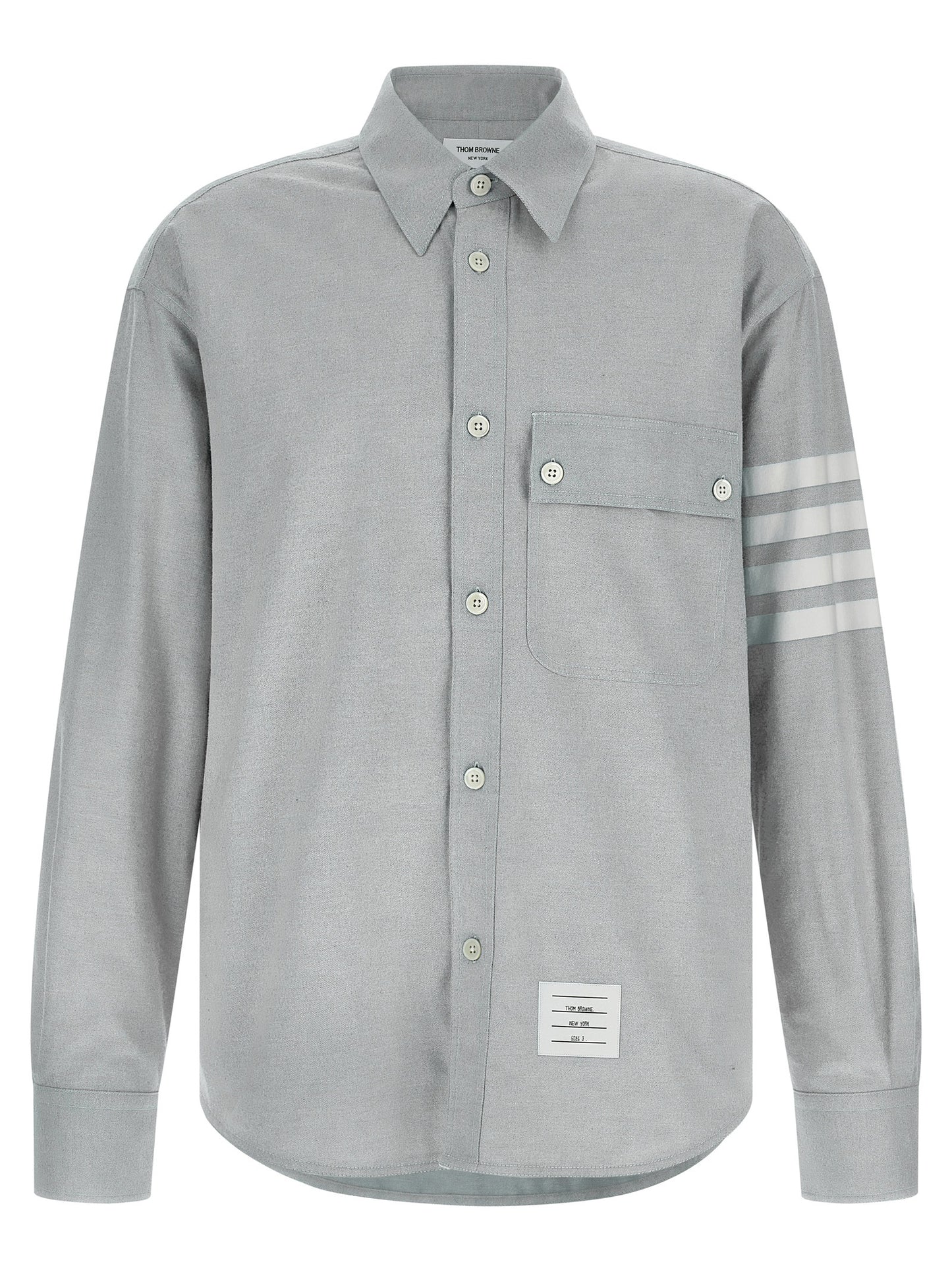 Thom Browne Gray Cotton Blouse