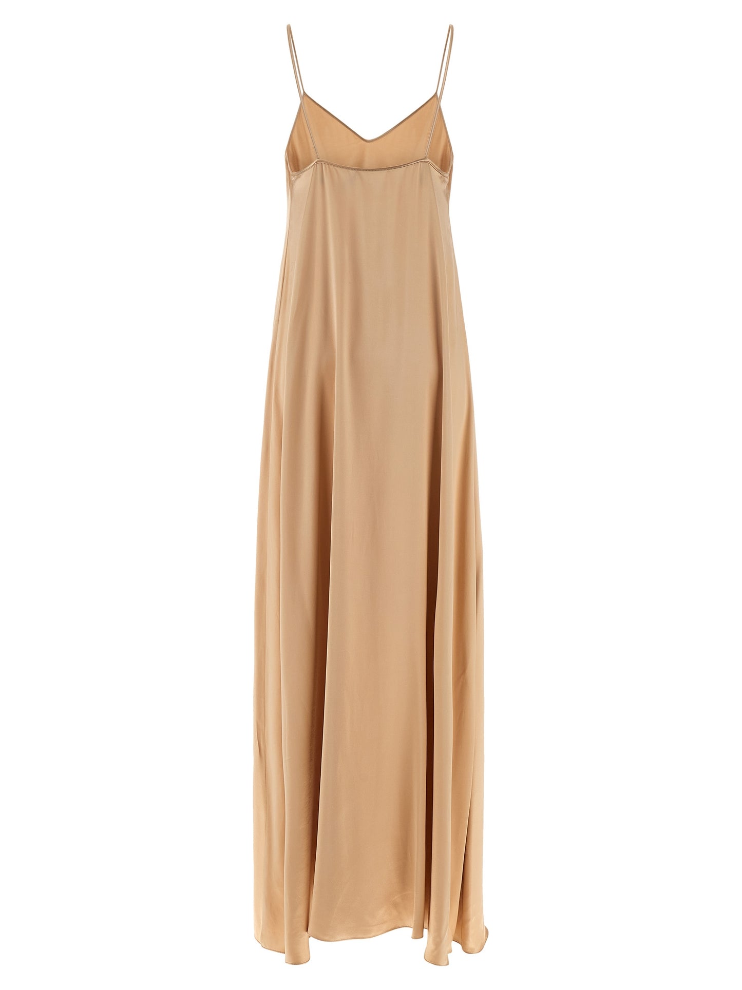 Ferragamo Beige Viscose Long Dress