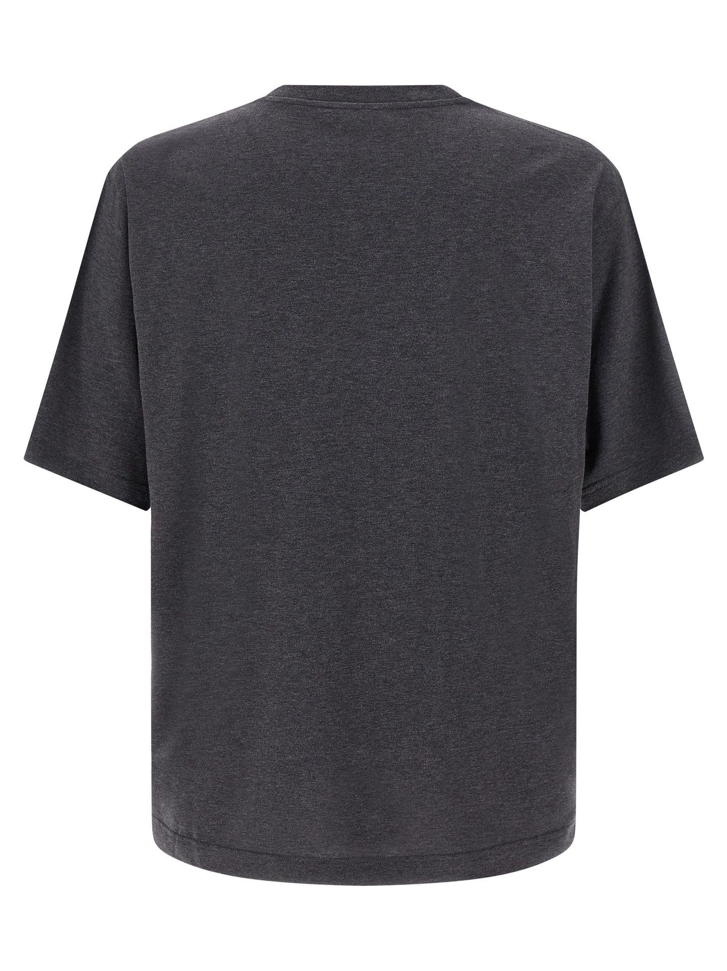 Dolce & Gabbana Gray Cotton T-Shirt