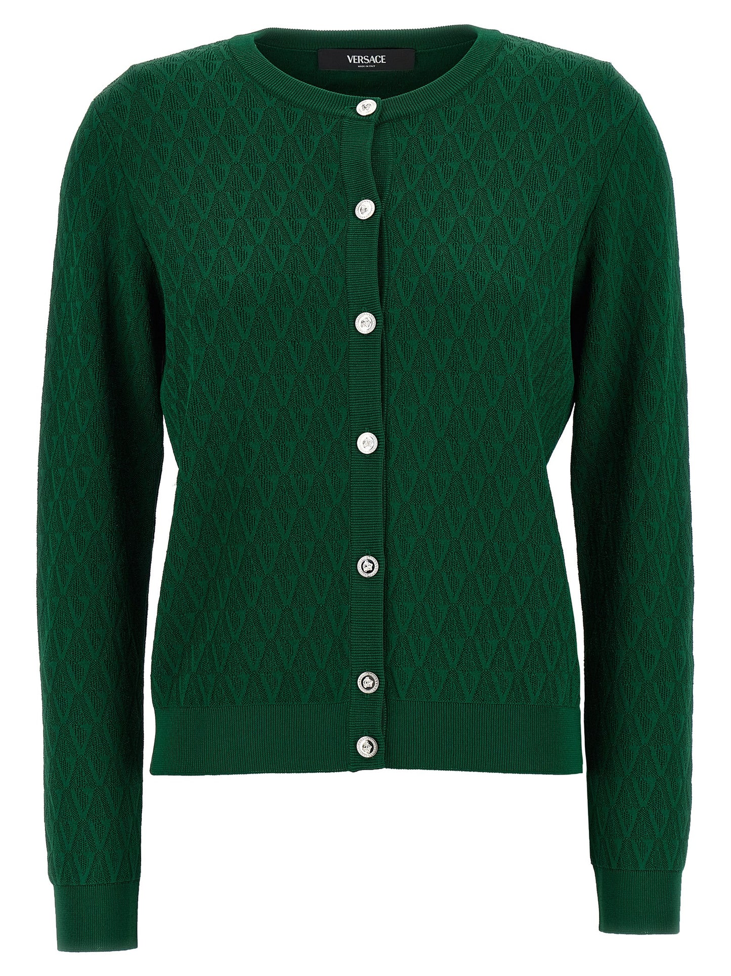 Versace Bicolor Viscose Cardigan