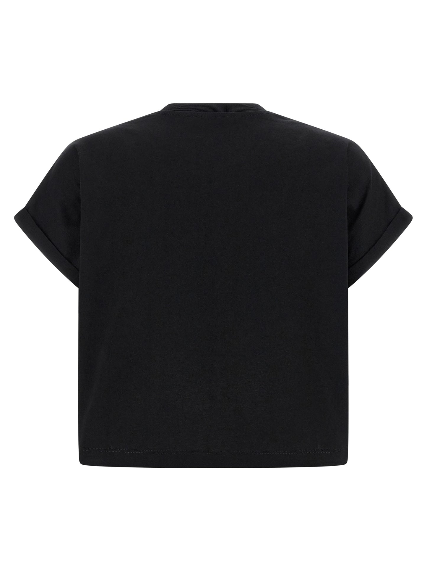 Balmain Black Cotton T-Shirt