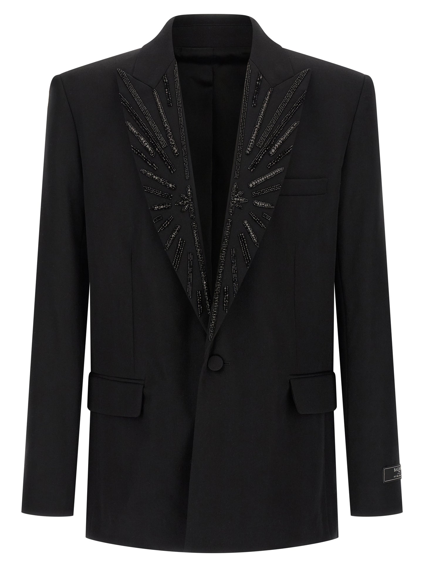 Balmain Black Virgin Wool Blazer