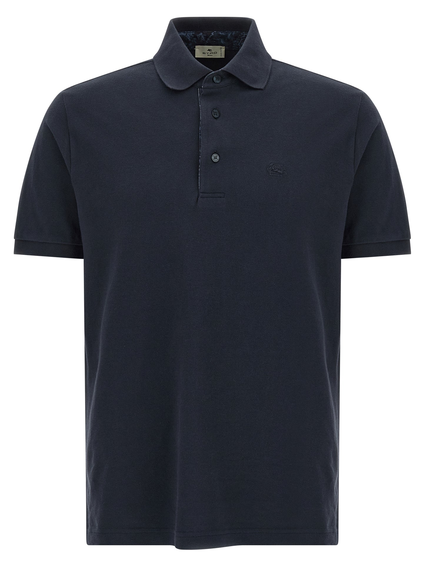 Etro Blue Cotton Polo Shirt