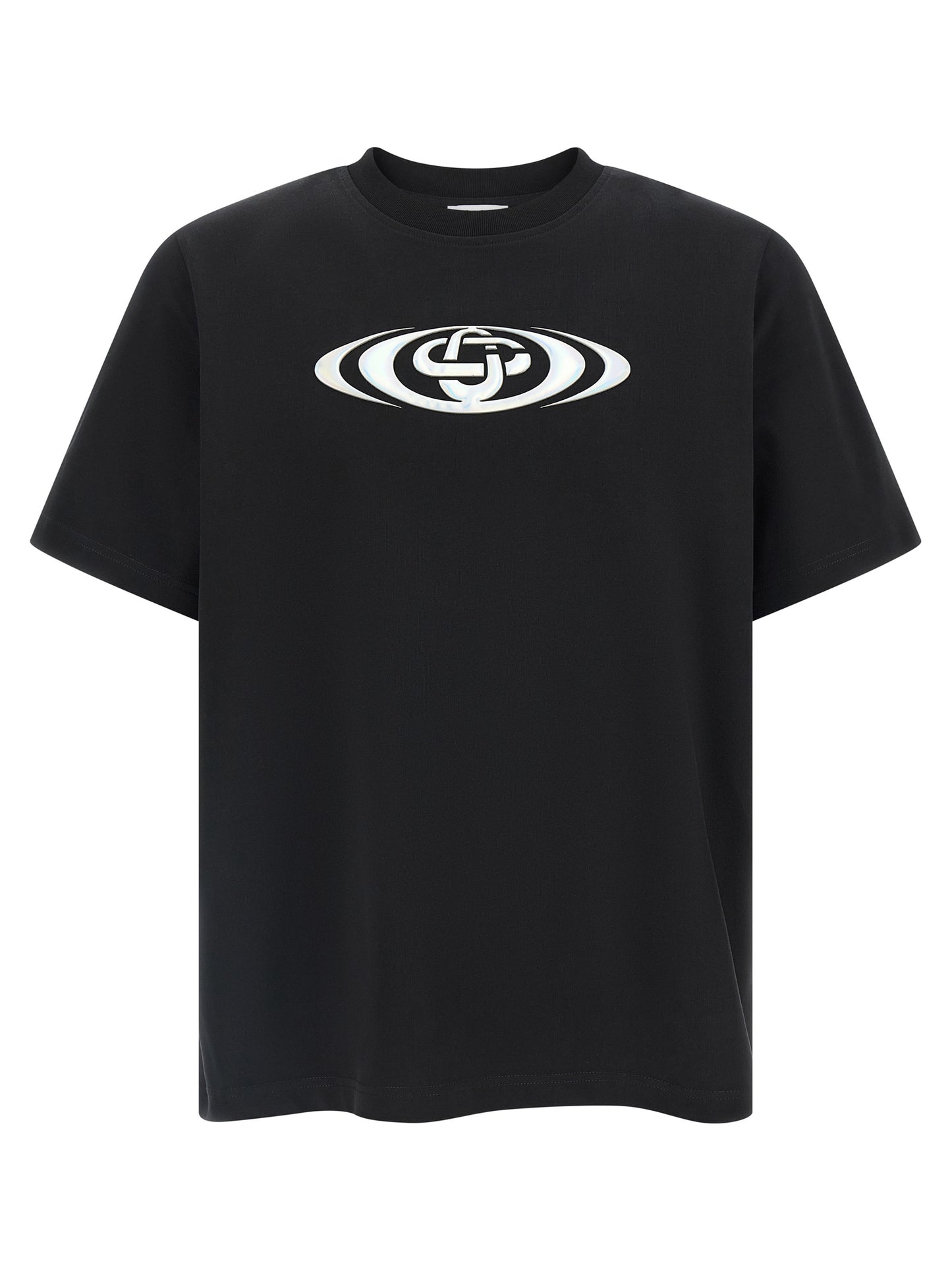 Casablanca Black Organic Cotton T-Shirt